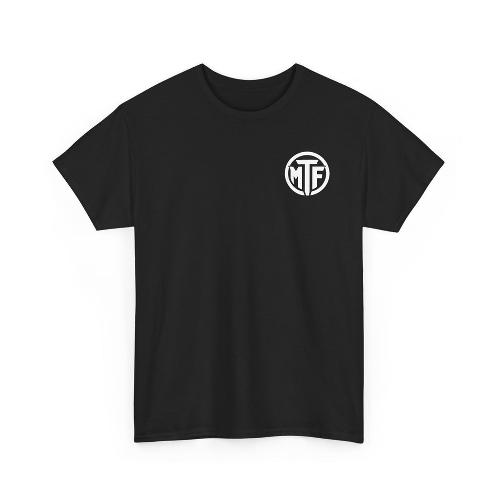 Moore Than Fitness Logo T‑Shirt — Gym Tee with MTF Emblem