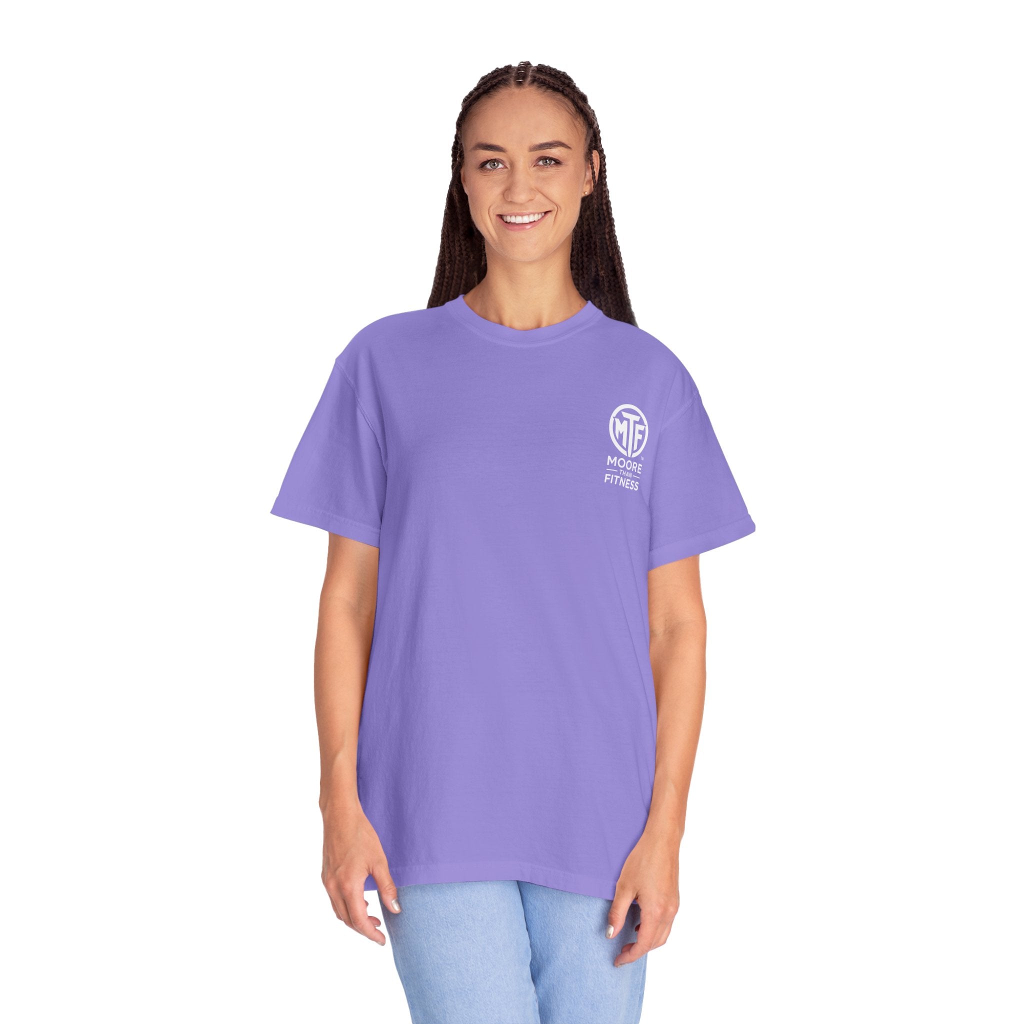 Discipline Builds Strength Purpose Builds Legacy T-Shirt — Moore Fitness Motivational Tee