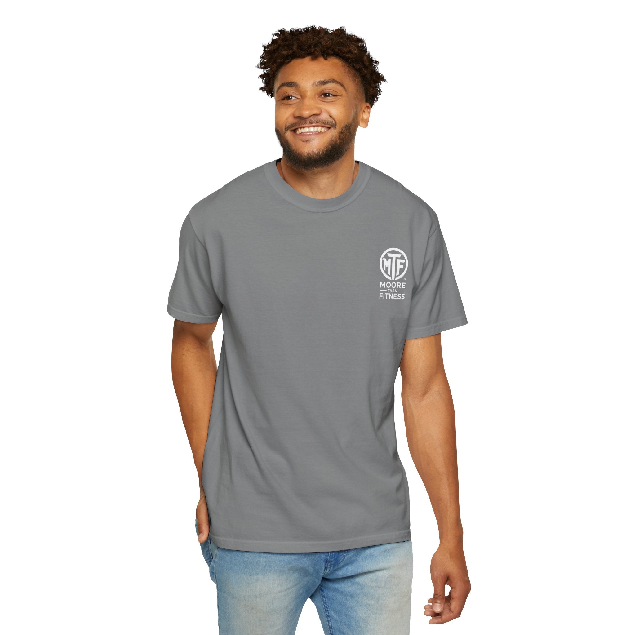 Discipline Builds Strength Purpose Builds Legacy T-Shirt — Moore Fitness Motivational Tee