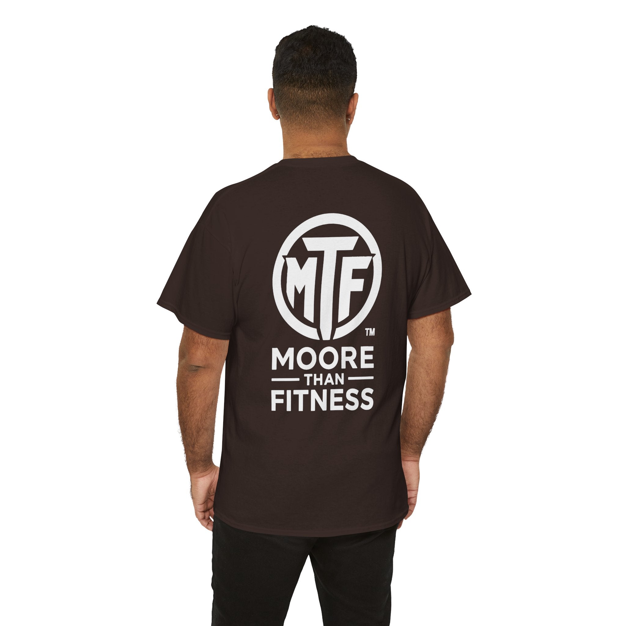 Moore Than Fitness Logo T‑Shirt — Gym Tee with MTF Emblem