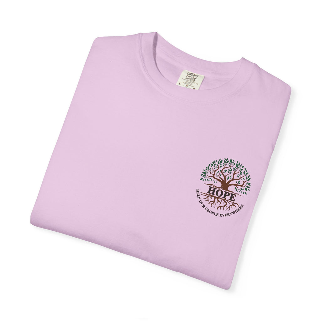 Hope Tree T-Shirt — "Help Our People Everywhere" Comfort Tee