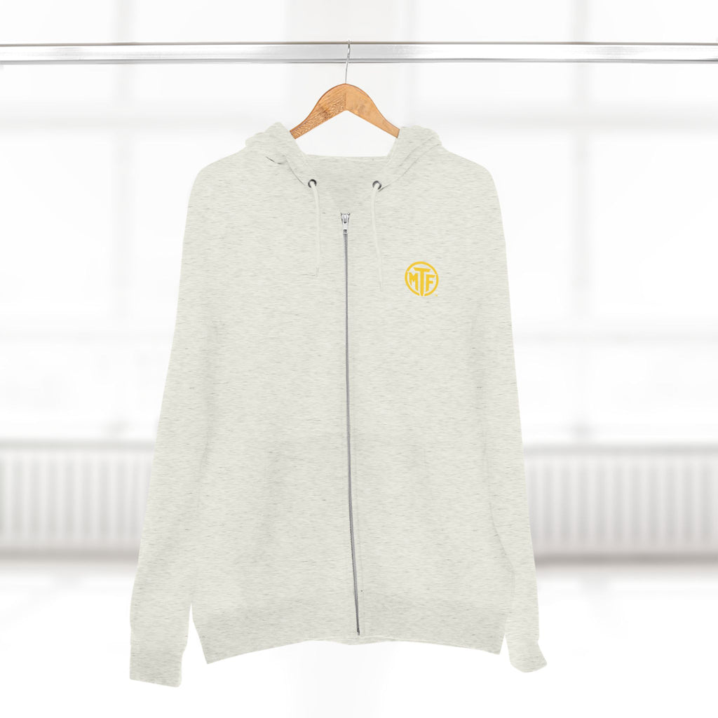 Move With Purpose Zip Hoodie — Moore Than Fitness Logo Fitness Hoodie