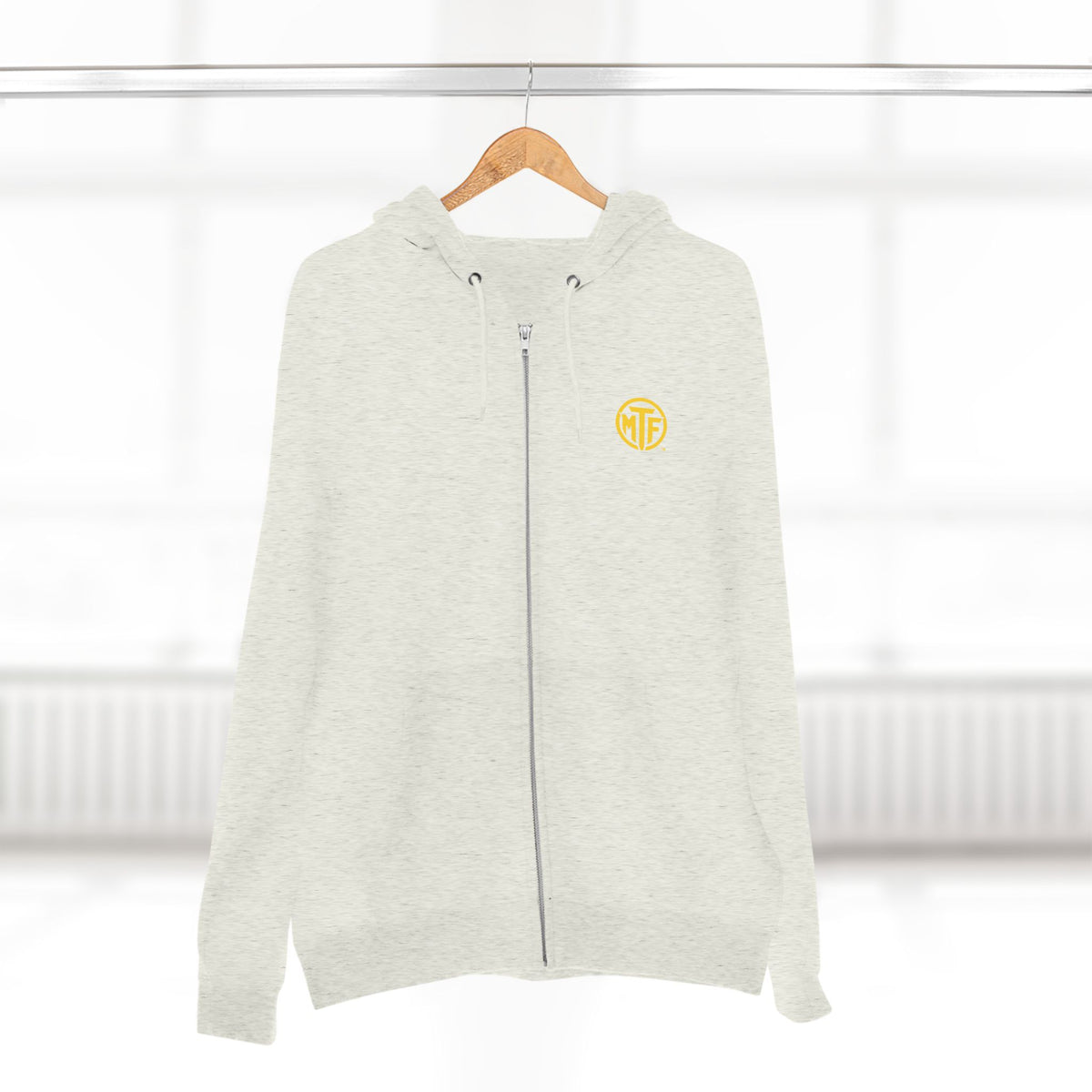 Move With Purpose Zip Hoodie — Moore Than Fitness Logo Fitness Hoodie