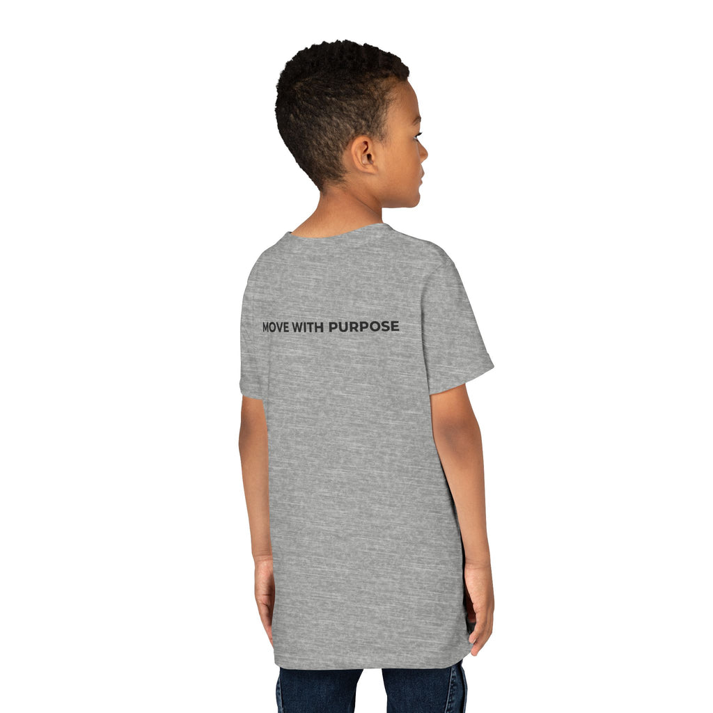 Youth Tee — Moore Than Fitness 'Become Moore' Logo Tee (Move With Purpose)