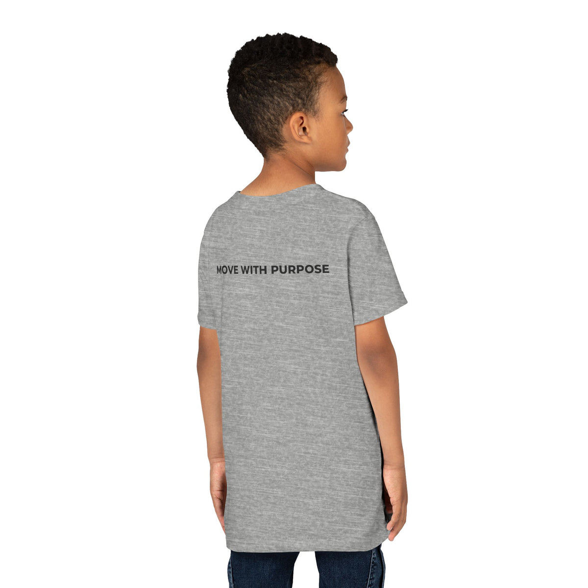 Youth Tee — Moore Than Fitness 'Become Moore' Logo Tee (Move With Purpose)
