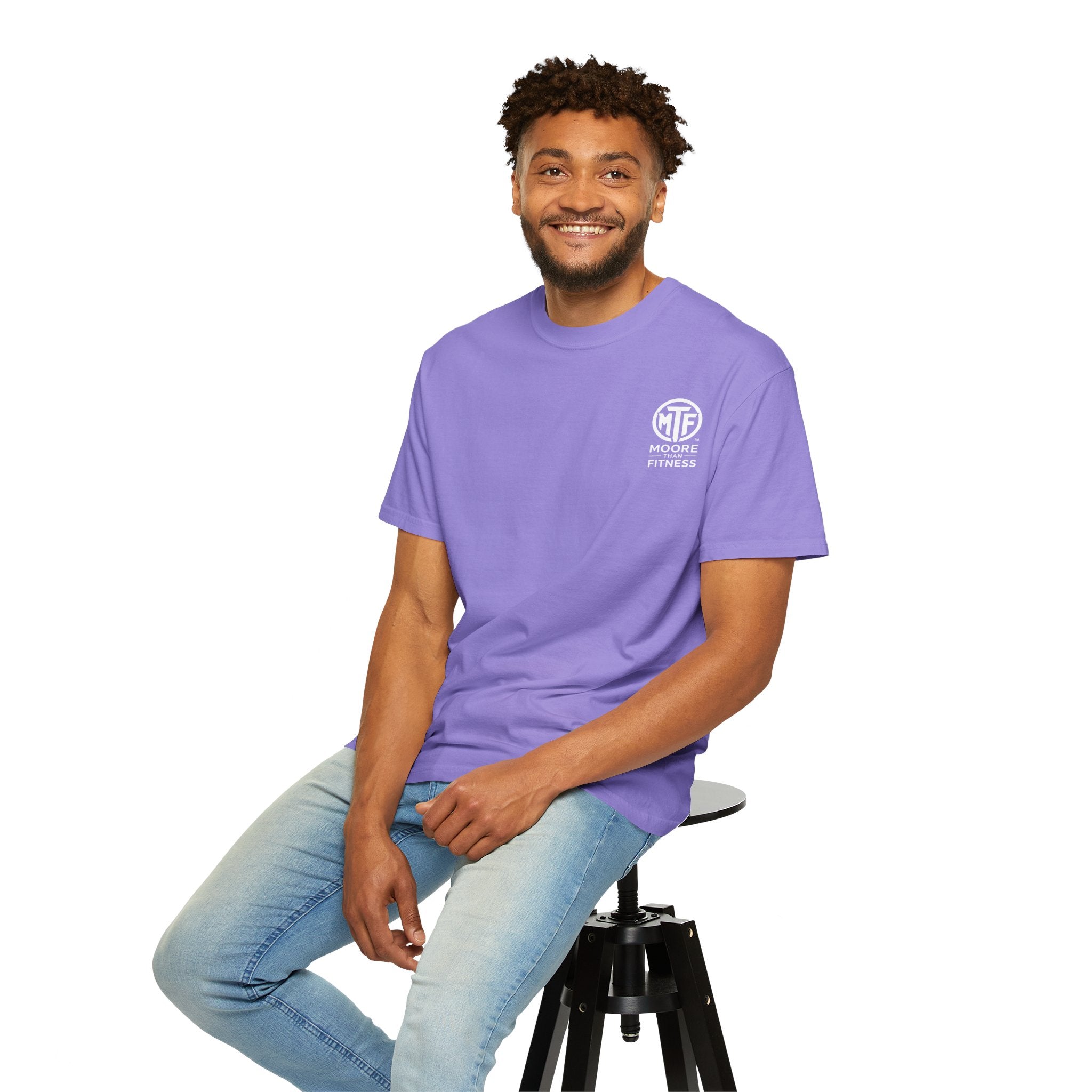 Discipline Builds Strength Purpose Builds Legacy T-Shirt — Moore Fitness Motivational Tee
