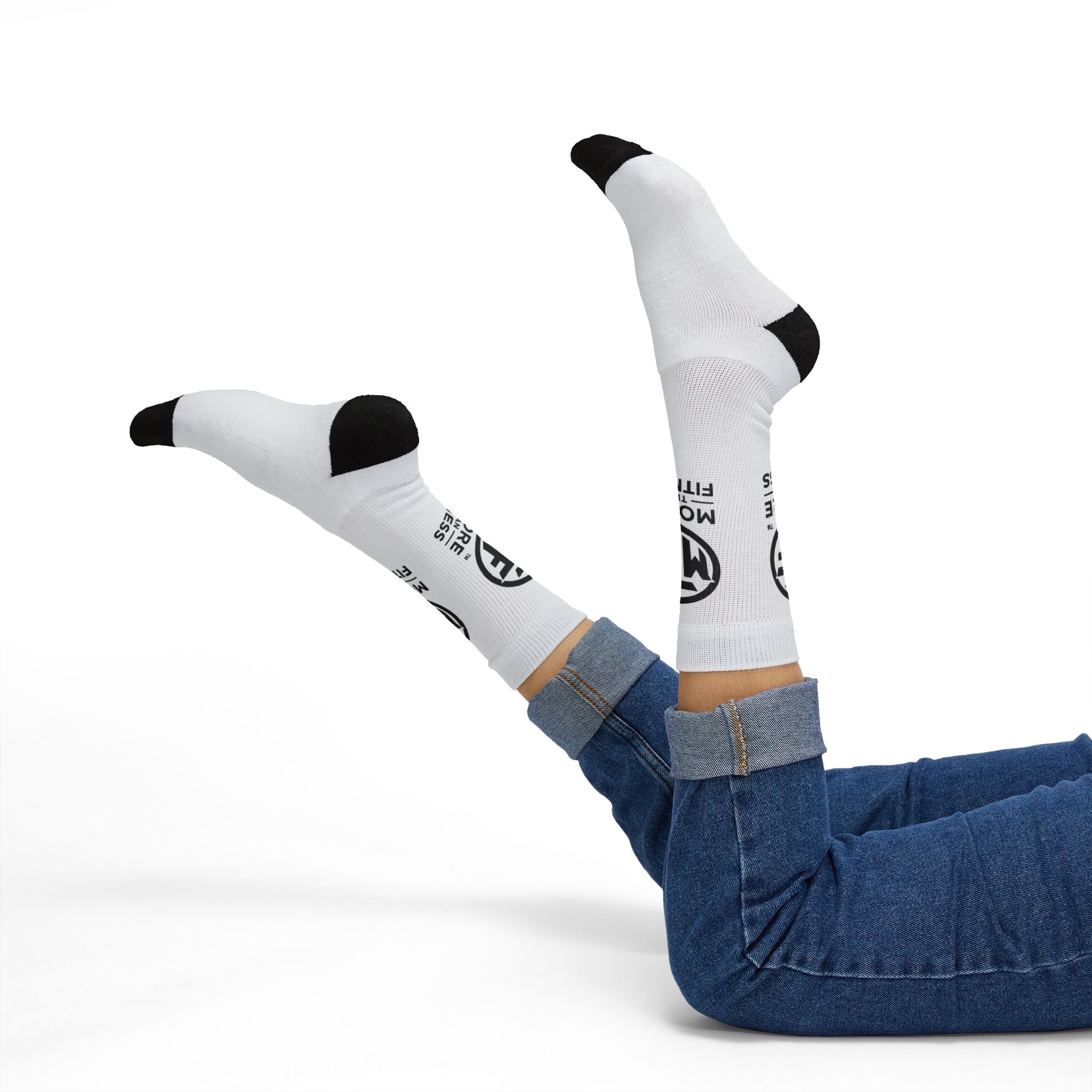 Moore Fitness Sublimation Crew Socks – Branded Athletic Performance Socks