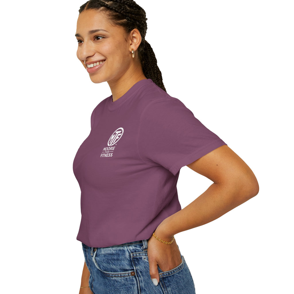 Discipline Builds Strength Purpose Builds Legacy T-Shirt — Moore Fitness Motivational Tee
