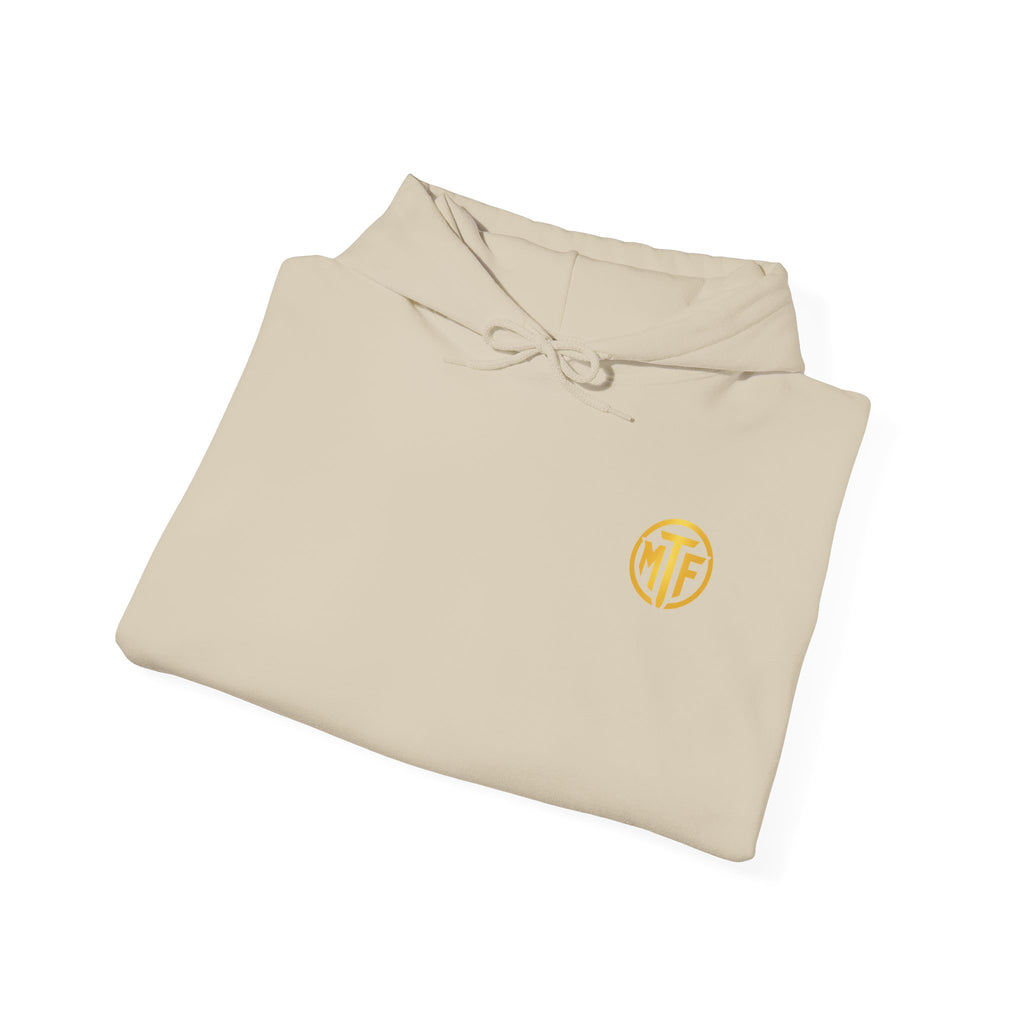 Signature Moore Than Fitness Logo Hoodie — "Become Moore" Sleeve Pullover