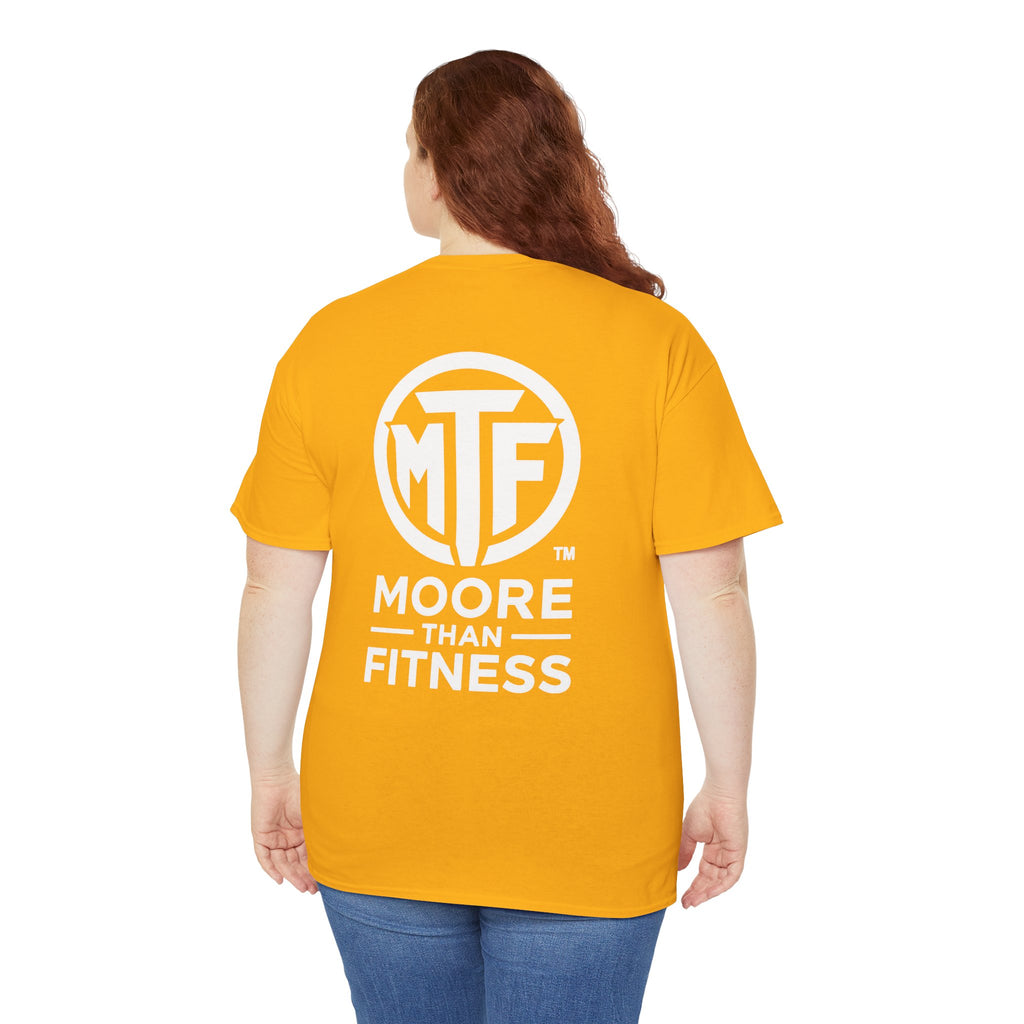 Moore Than Fitness Logo T‑Shirt — Gym Tee with MTF Emblem