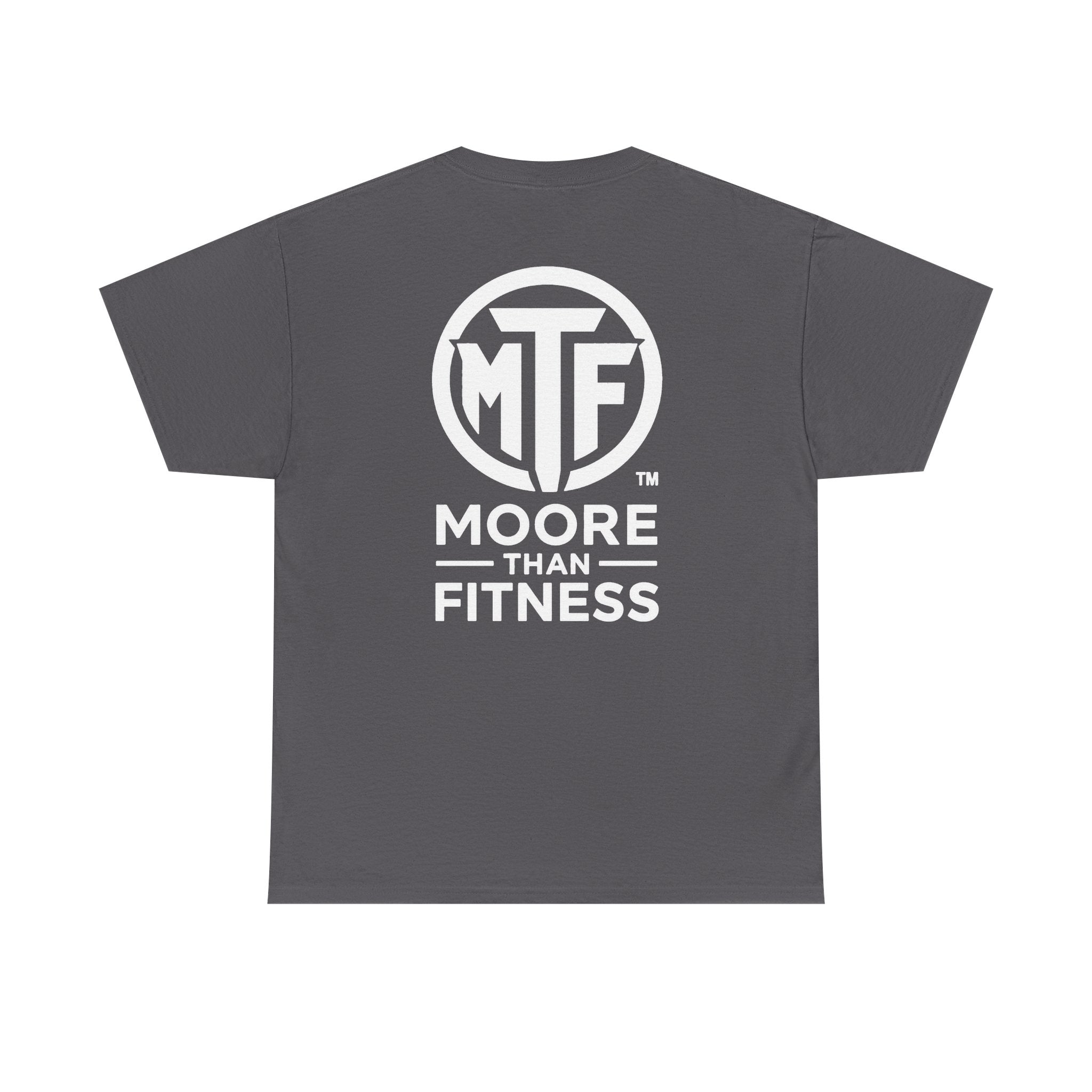 Moore Than Fitness Logo T‑Shirt — Gym Tee with MTF Emblem