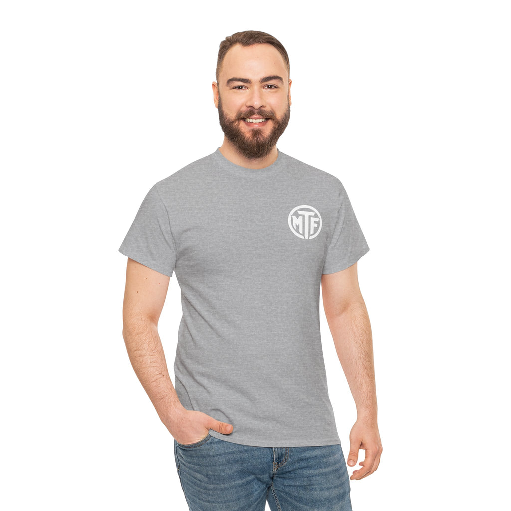 Moore Than Fitness Logo T‑Shirt — Gym Tee with MTF Emblem