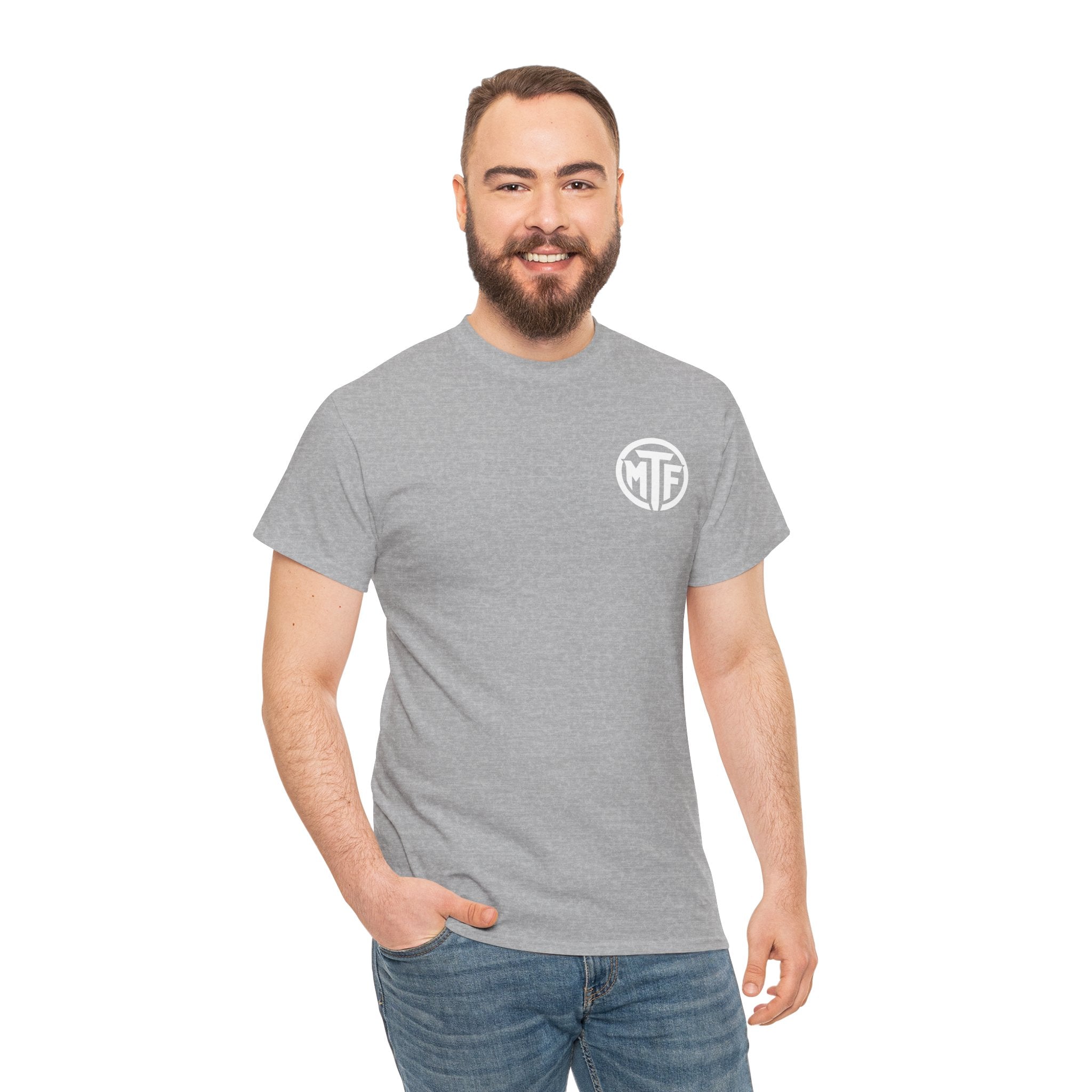 Moore Than Fitness Logo T‑Shirt — Gym Tee with MTF Emblem