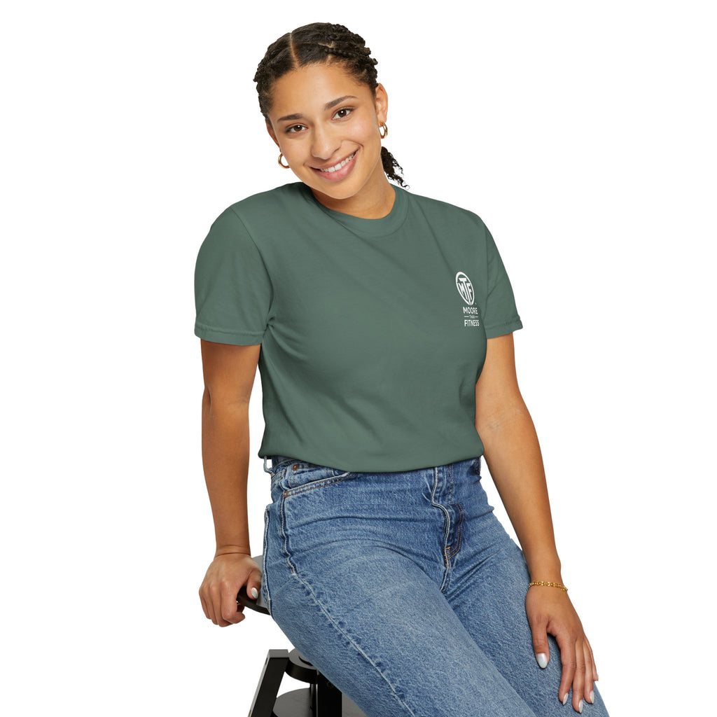 Discipline Builds Strength Purpose Builds Legacy T-Shirt — Moore Fitness Motivational Tee
