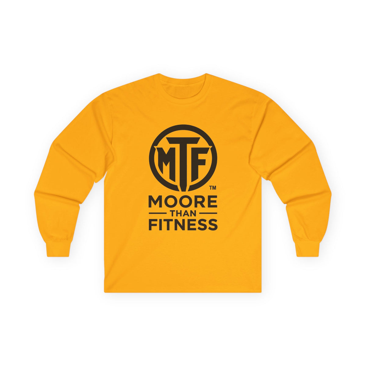 Moore Than Fitness Long Sleeve Tee — MTF Logo Athletic Shirt
