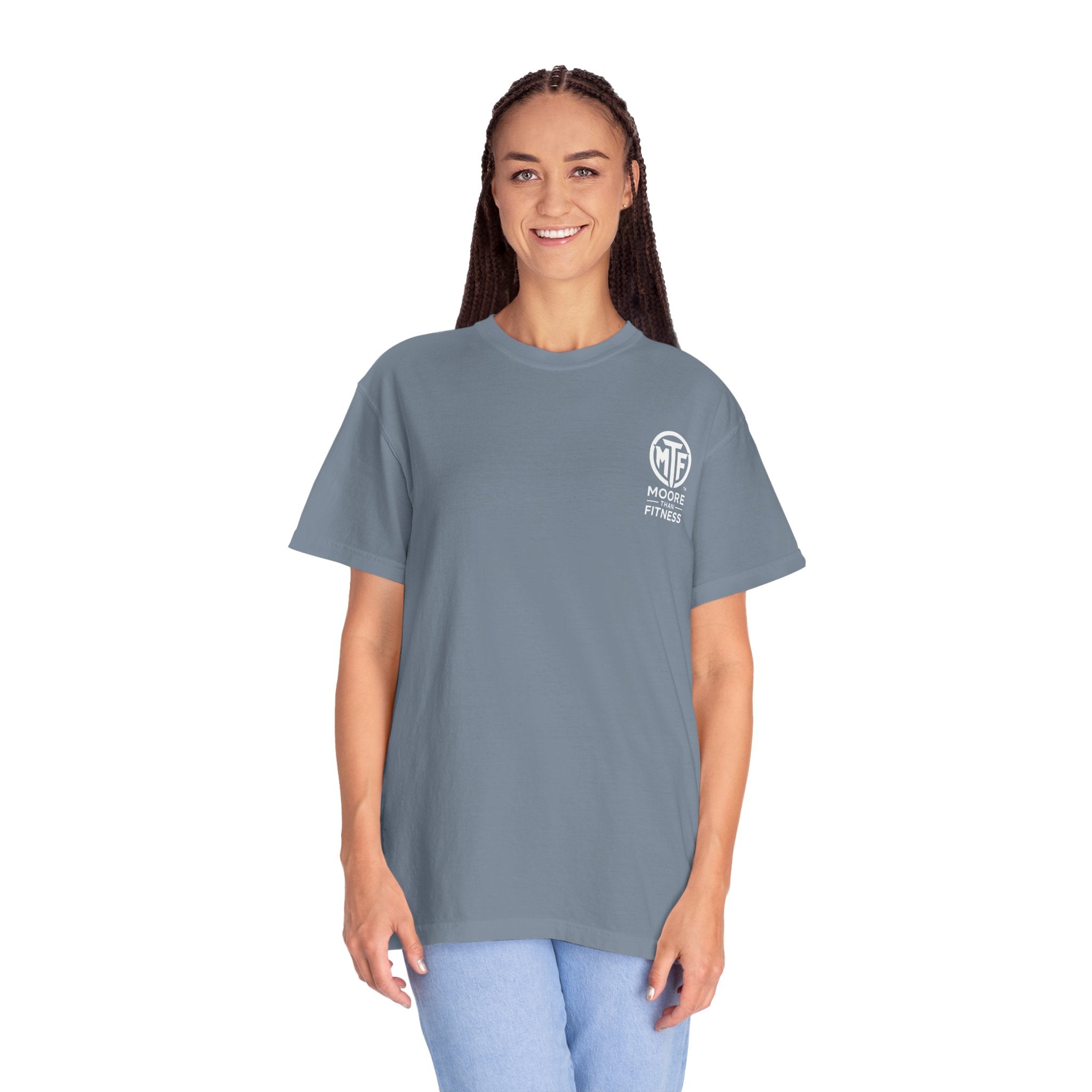 Discipline Builds Strength Purpose Builds Legacy T-Shirt — Moore Fitness Motivational Tee