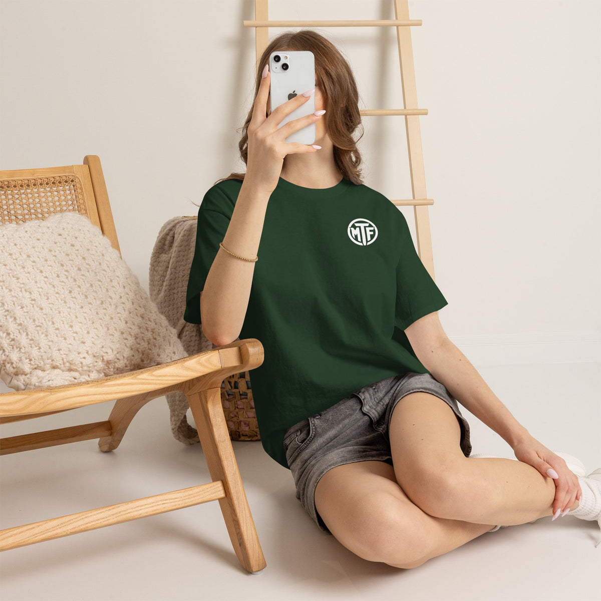 Moore Than Fitness Logo T‑Shirt — Gym Tee with MTF Emblem