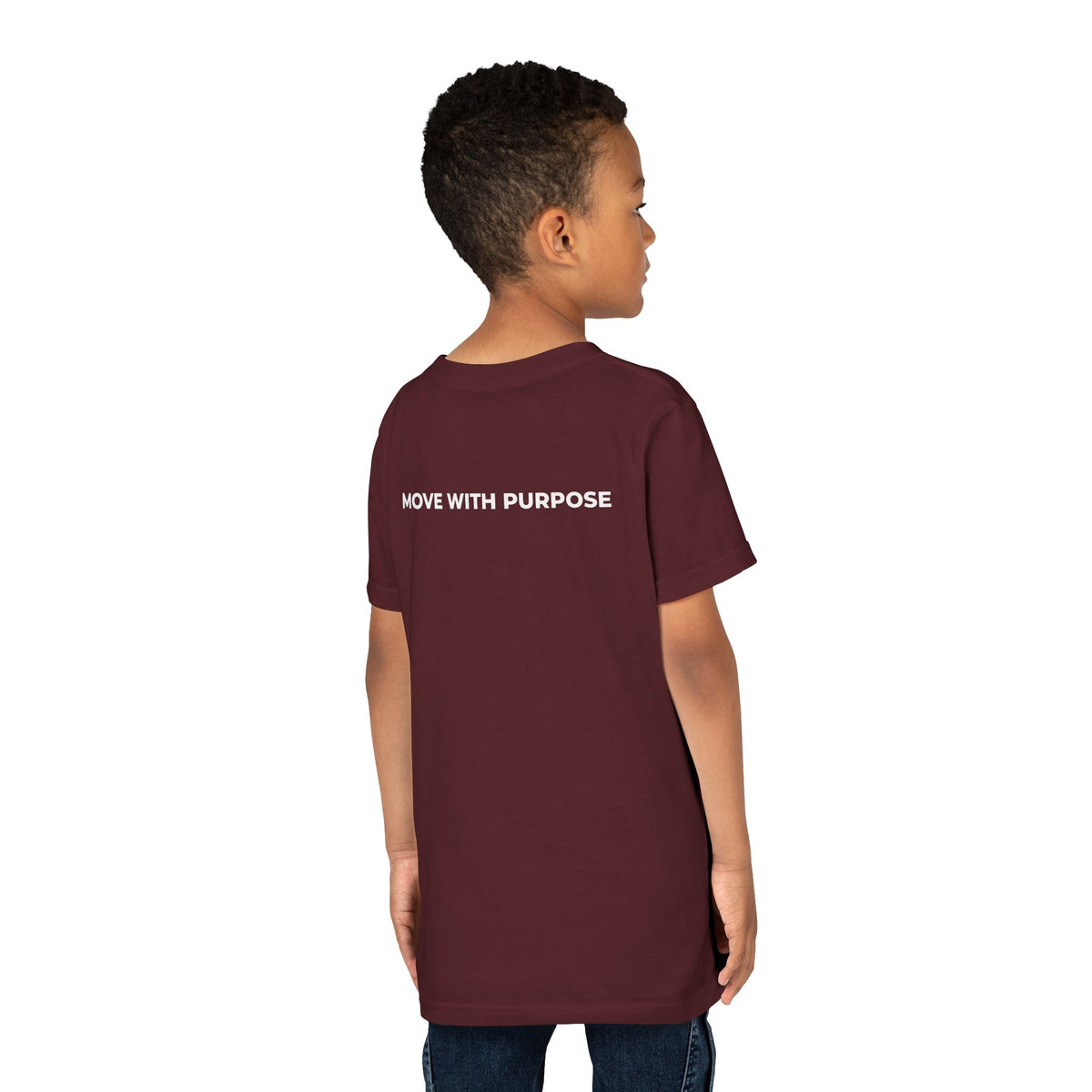 Youth Tee — Moore Than Fitness 'Become Moore' Logo Tee (Move With Purpose)