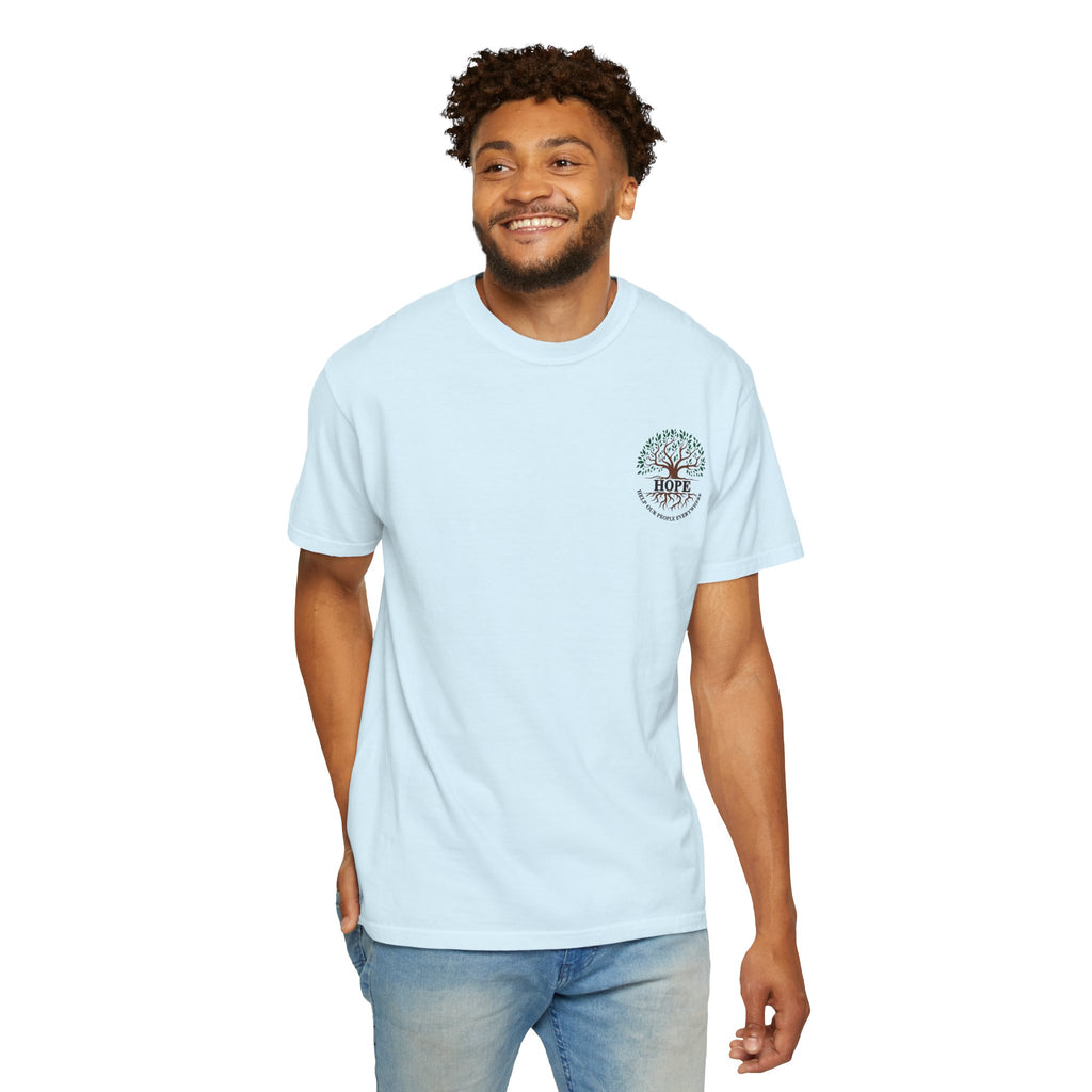 Hope Tree T-Shirt — "Help Our People Everywhere" Comfort Tee