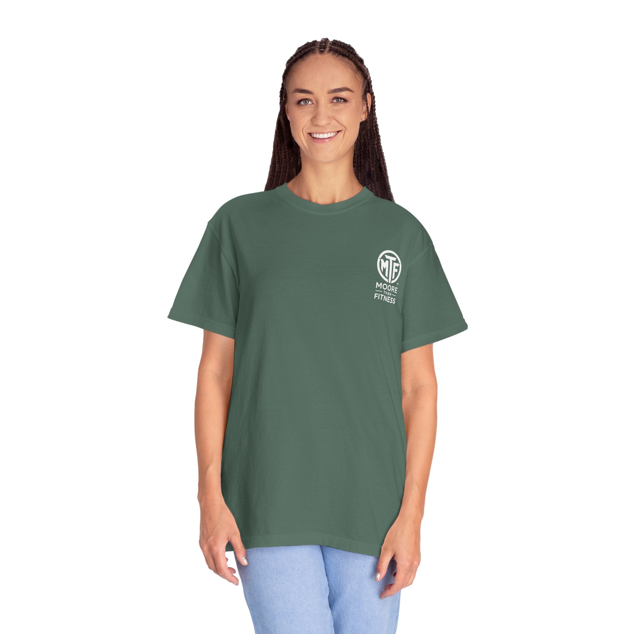 Discipline Builds Strength Purpose Builds Legacy T-Shirt — Moore Fitness Motivational Tee