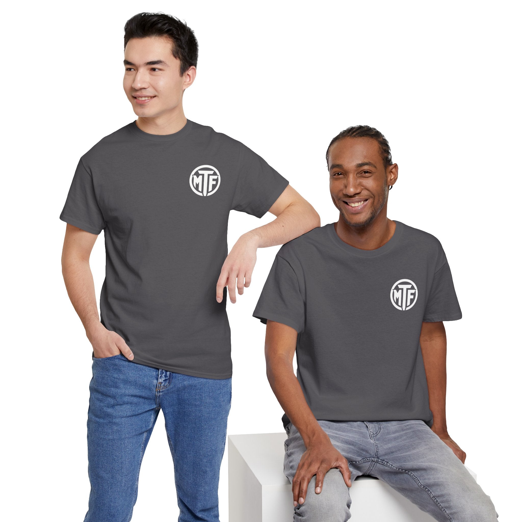 Moore Than Fitness Logo T‑Shirt — Gym Tee with MTF Emblem