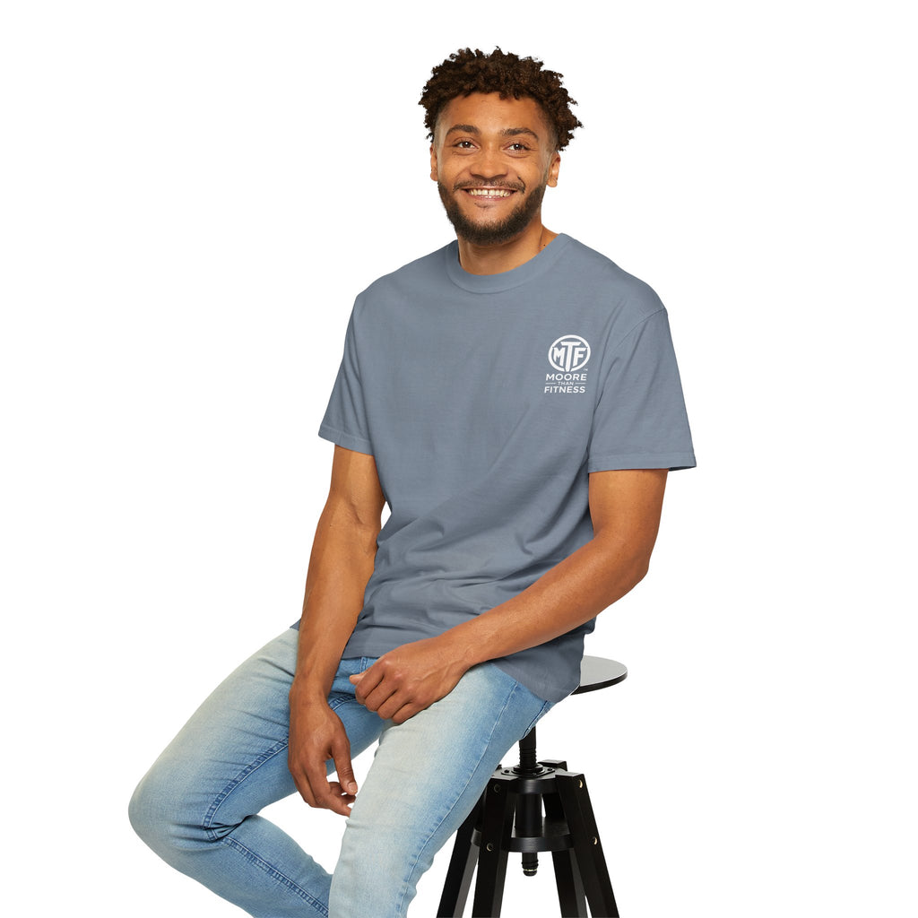 Discipline Builds Strength Purpose Builds Legacy T-Shirt — Moore Fitness Motivational Tee