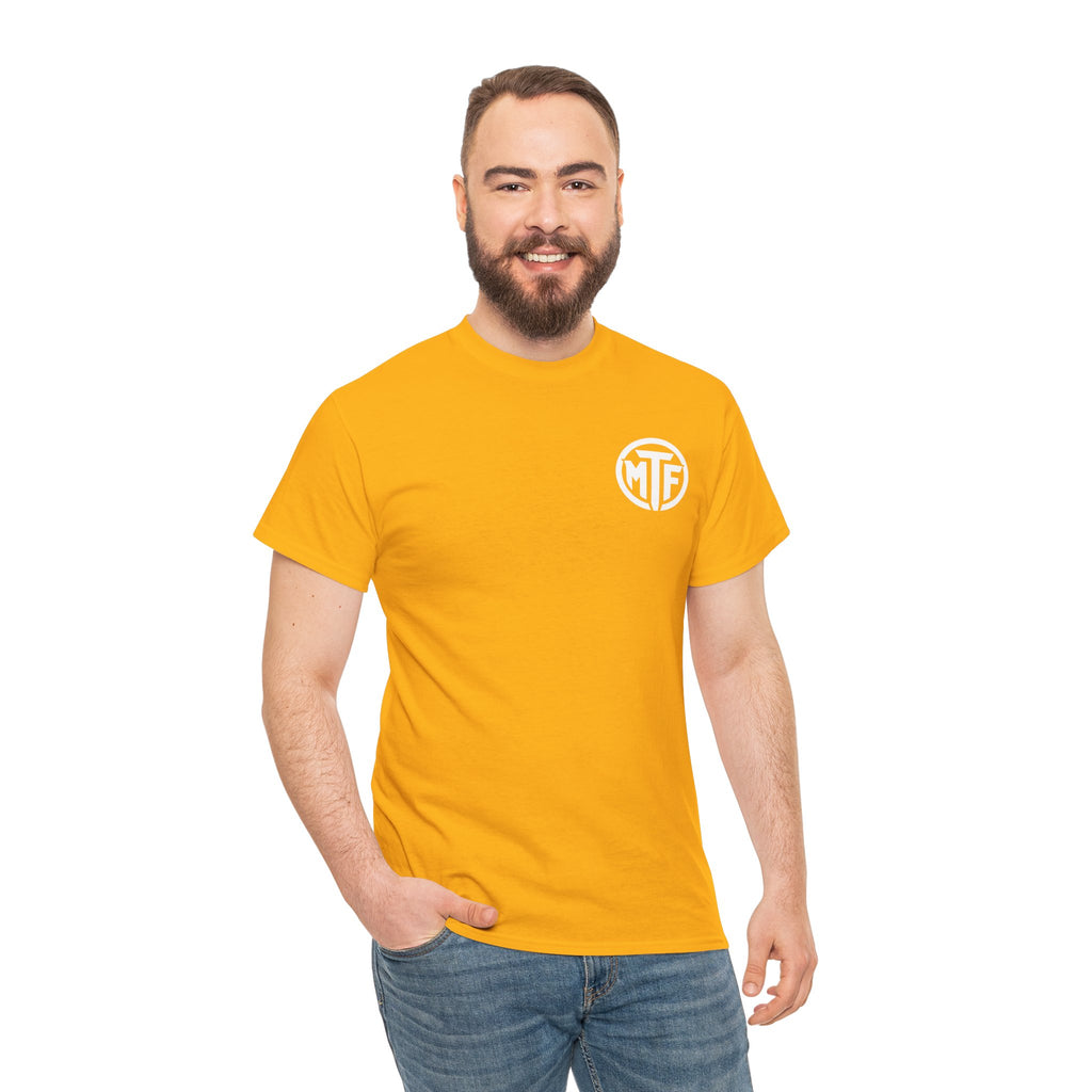 Moore Than Fitness Logo T‑Shirt — Gym Tee with MTF Emblem
