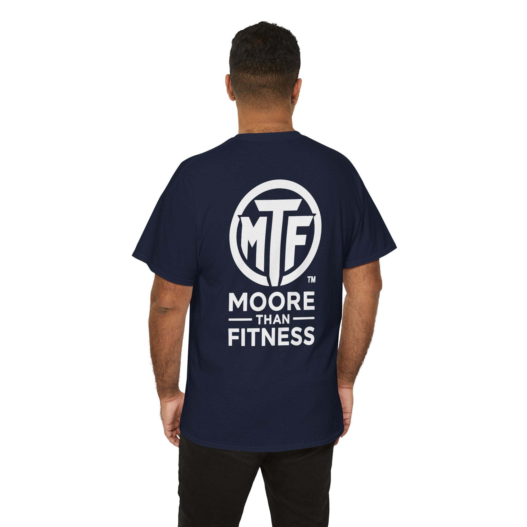 Moore Than Fitness Logo T‑Shirt — Gym Tee with MTF Emblem