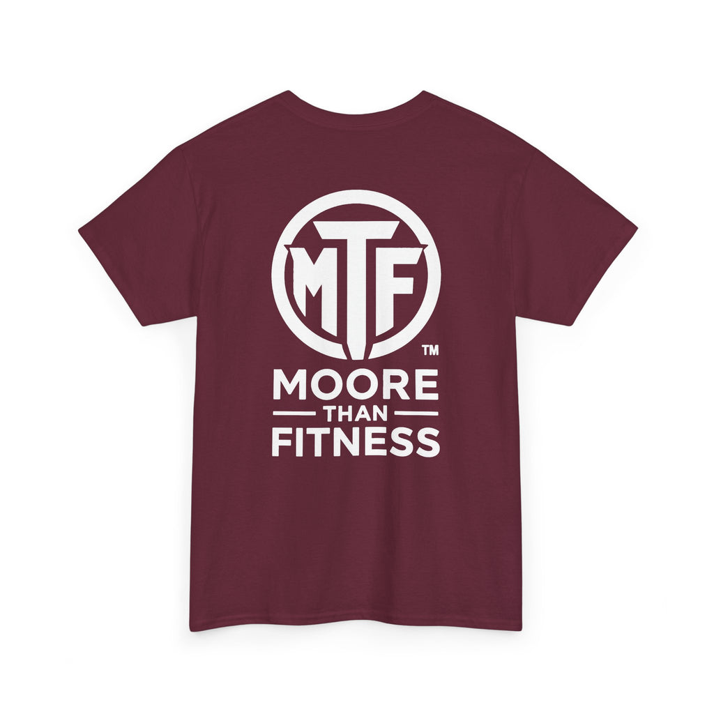 Moore Than Fitness Logo T‑Shirt — Gym Tee with MTF Emblem