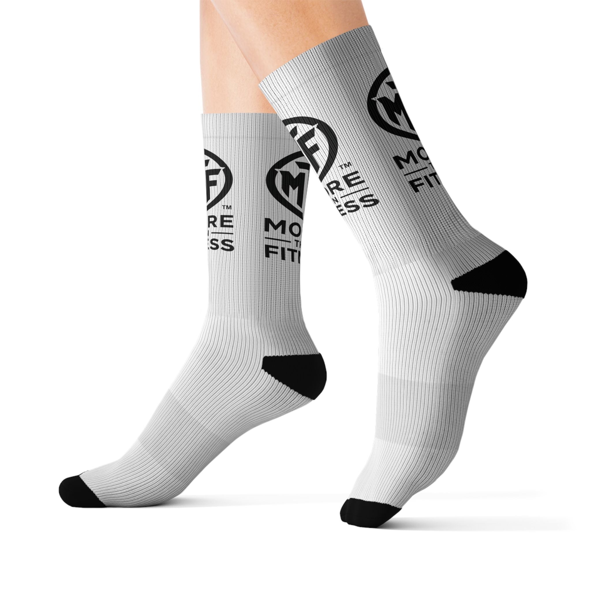Moore Fitness Sublimation Crew Socks – Branded Athletic Performance Socks