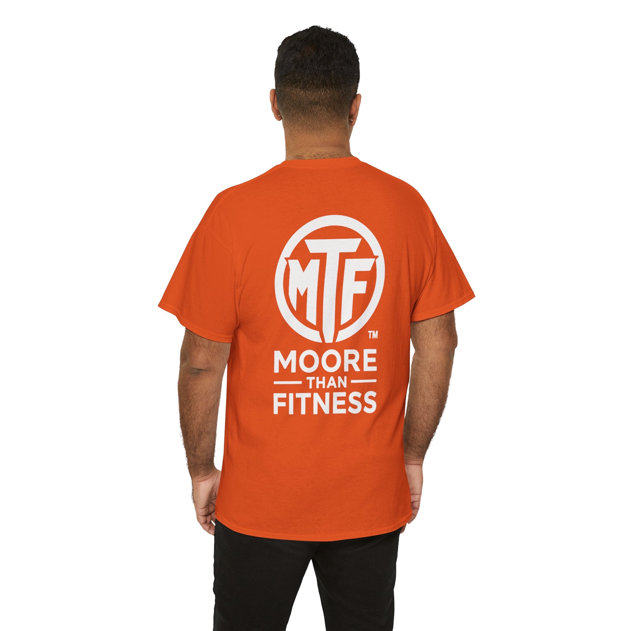 Moore Than Fitness Logo T‑Shirt — Gym Tee with MTF Emblem