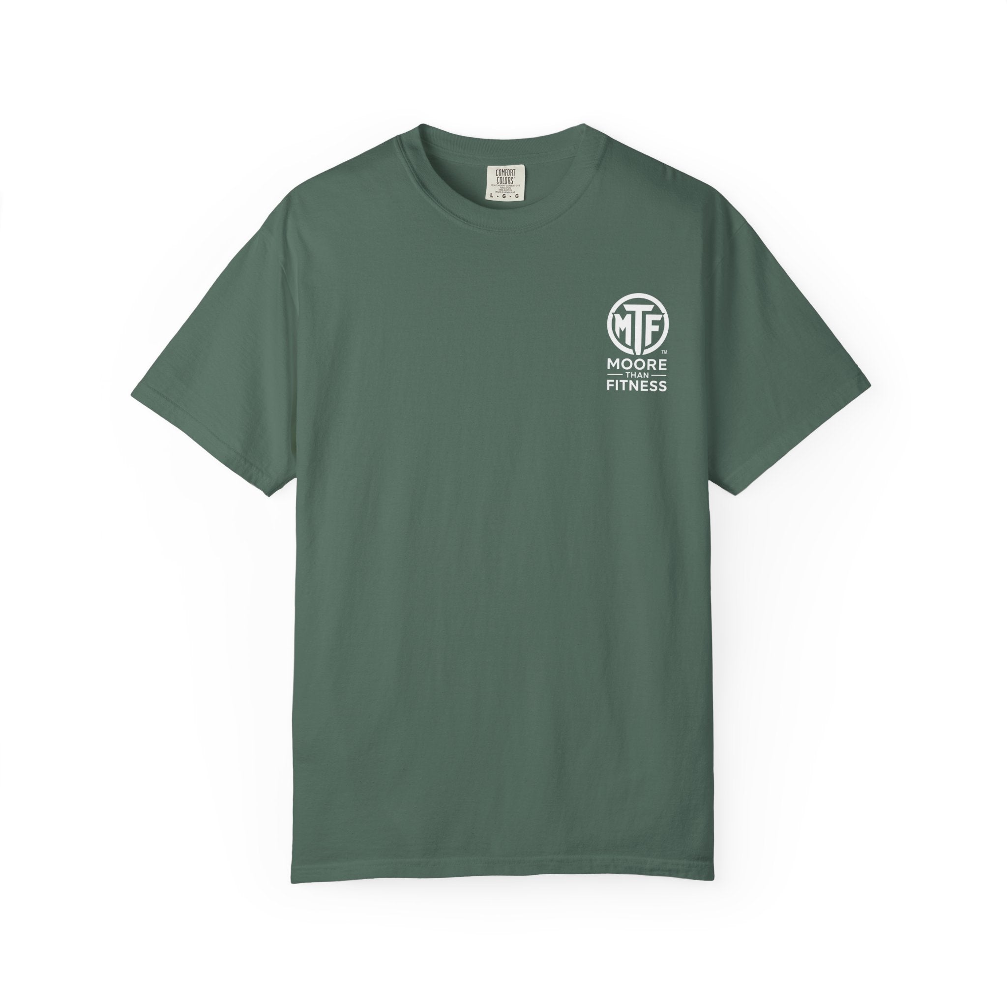 Discipline Builds Strength Purpose Builds Legacy T-Shirt — Moore Fitness Motivational Tee