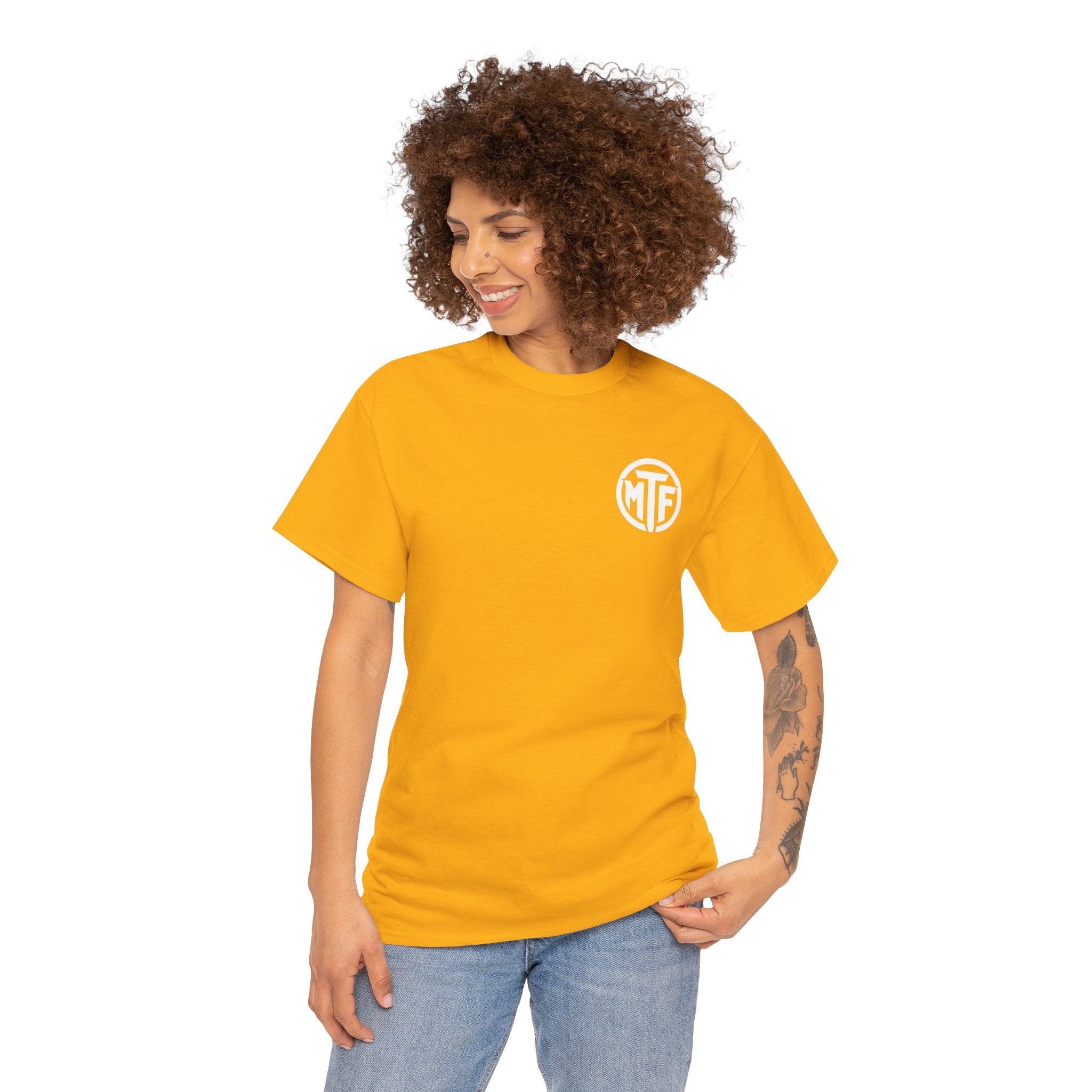 Moore Than Fitness Logo T‑Shirt — Gym Tee with MTF Emblem