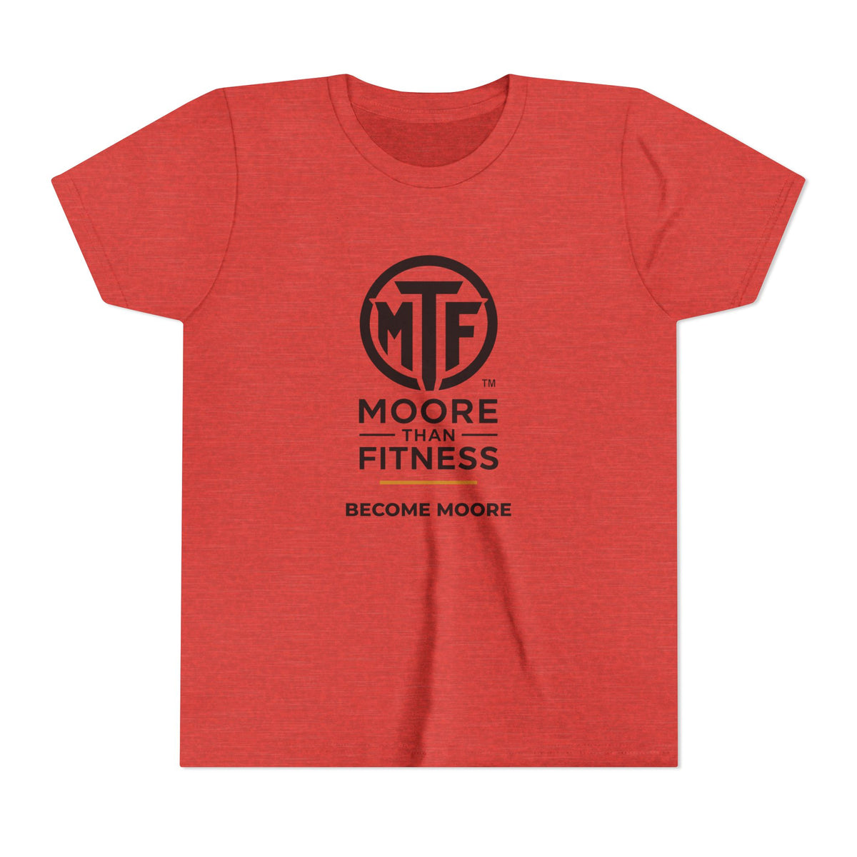 Youth Tee — Moore Than Fitness 'Become Moore' Logo Tee (Move With Purpose)