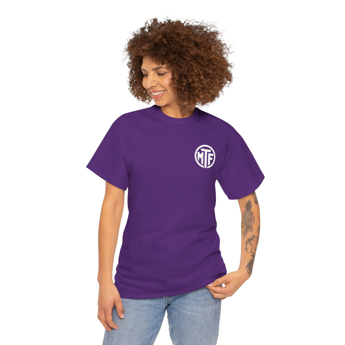 Moore Than Fitness Logo T‑Shirt — Gym Tee with MTF Emblem