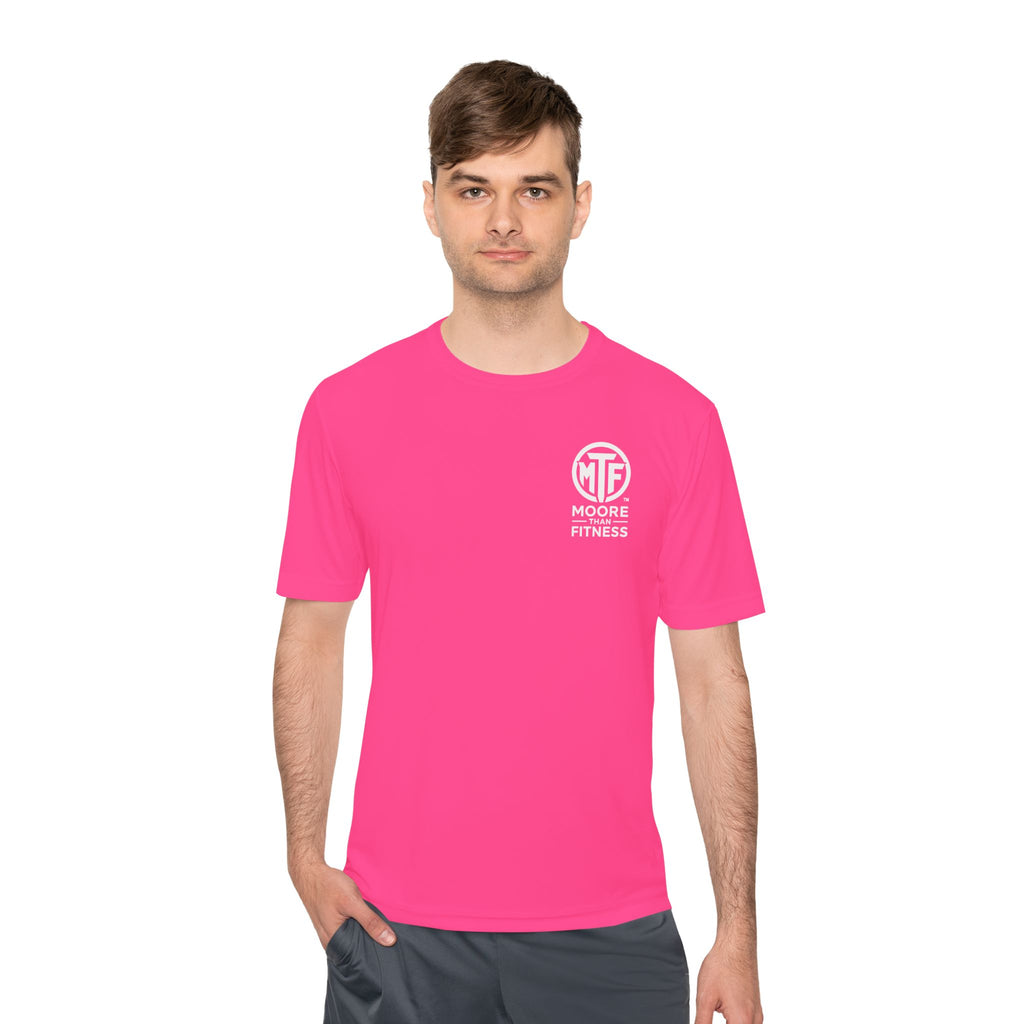 Moore Fitness 'Helping People Become More' Moisture-Wicking Tee