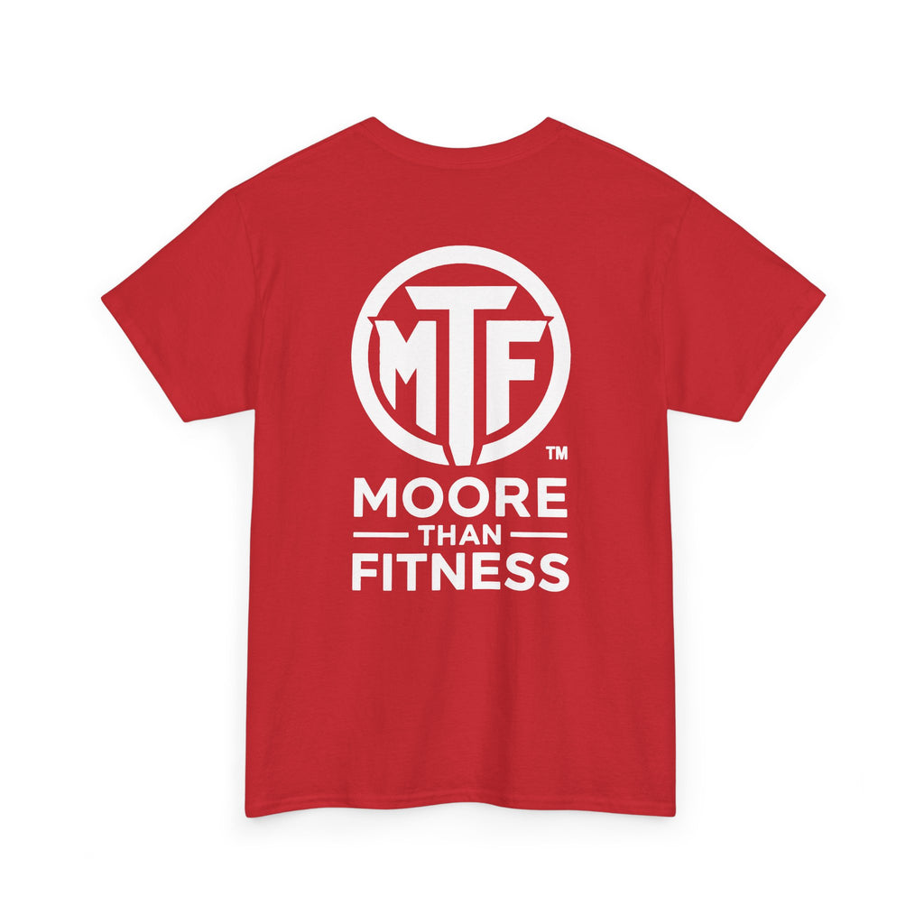 Moore Than Fitness Logo T‑Shirt — Gym Tee with MTF Emblem
