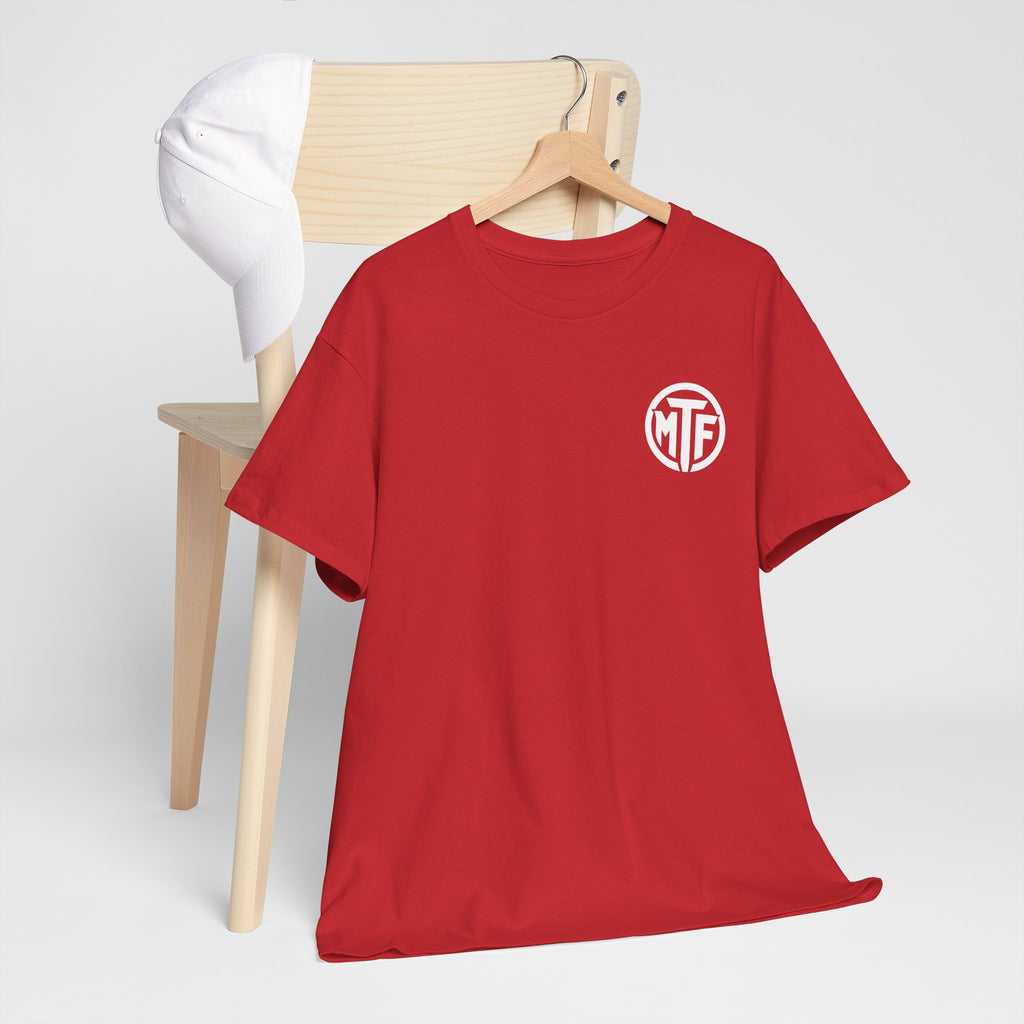Moore Than Fitness Logo T‑Shirt — Gym Tee with MTF Emblem