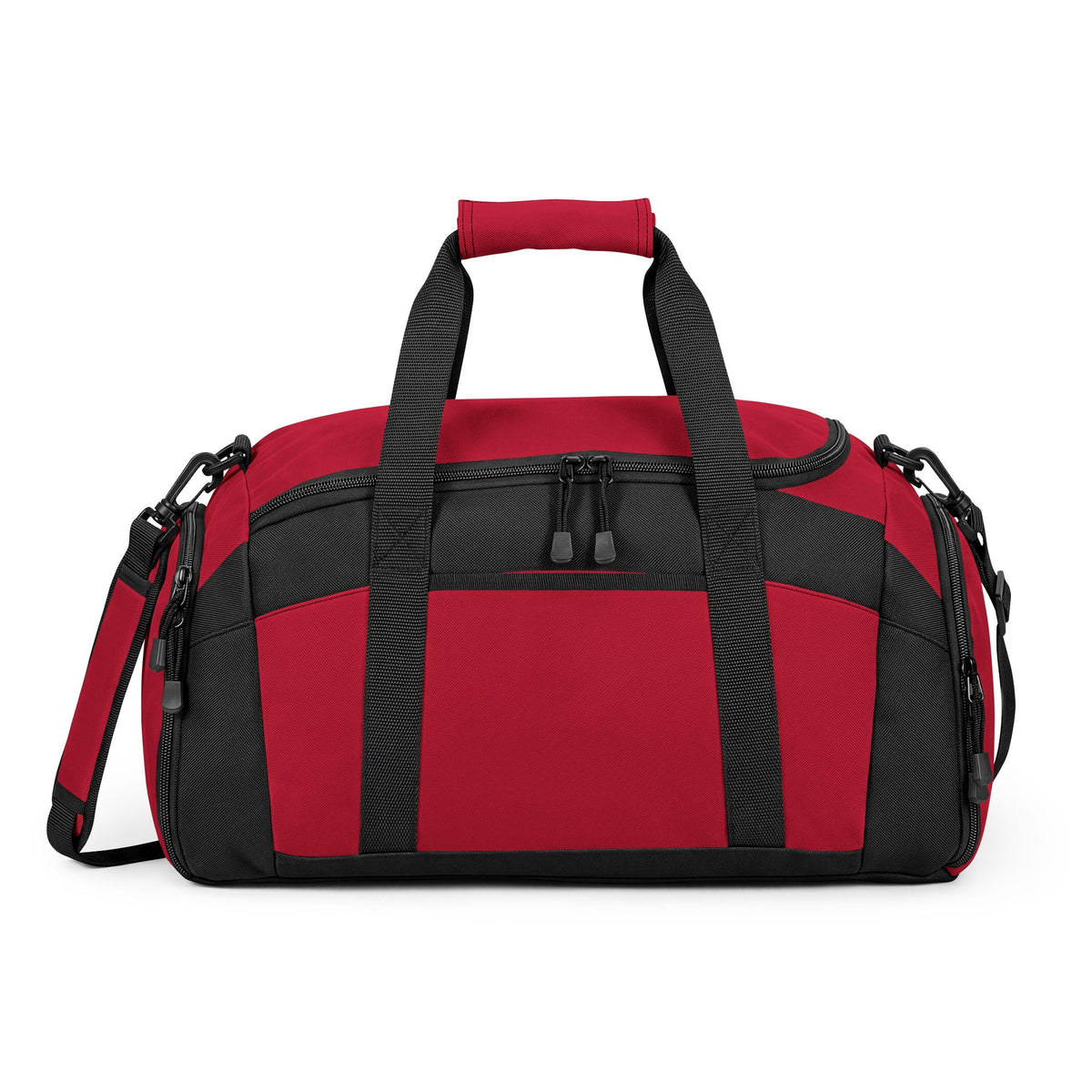 Embroidered Move With Purpose Gym Bag — Black Duffle for Fitness & Travel