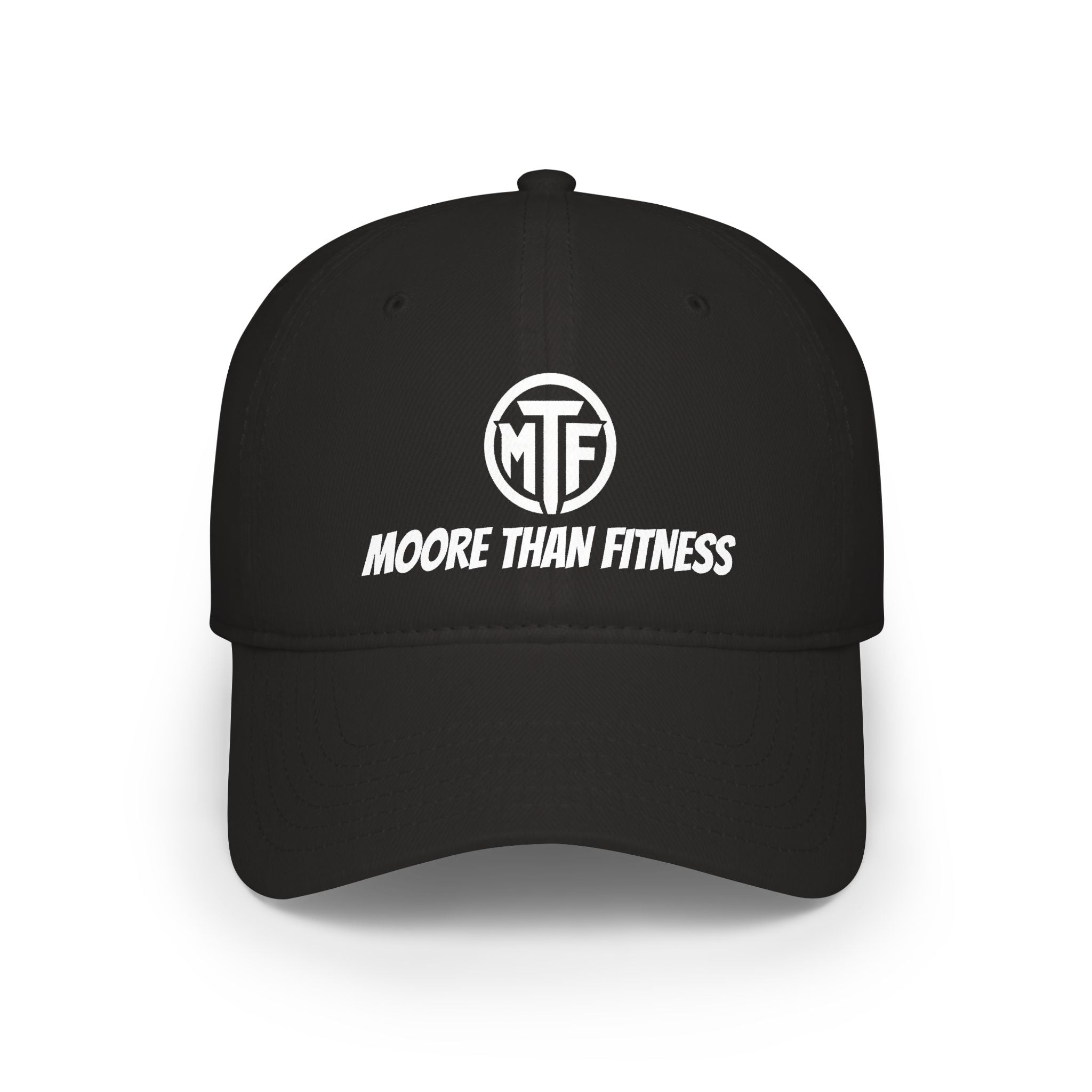 Moore Than Fitness Low Profile Baseball Cap – MTF Logo Athletic Hat