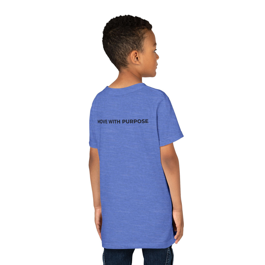Youth Tee — Moore Than Fitness 'Become Moore' Logo Tee (Move With Purpose)