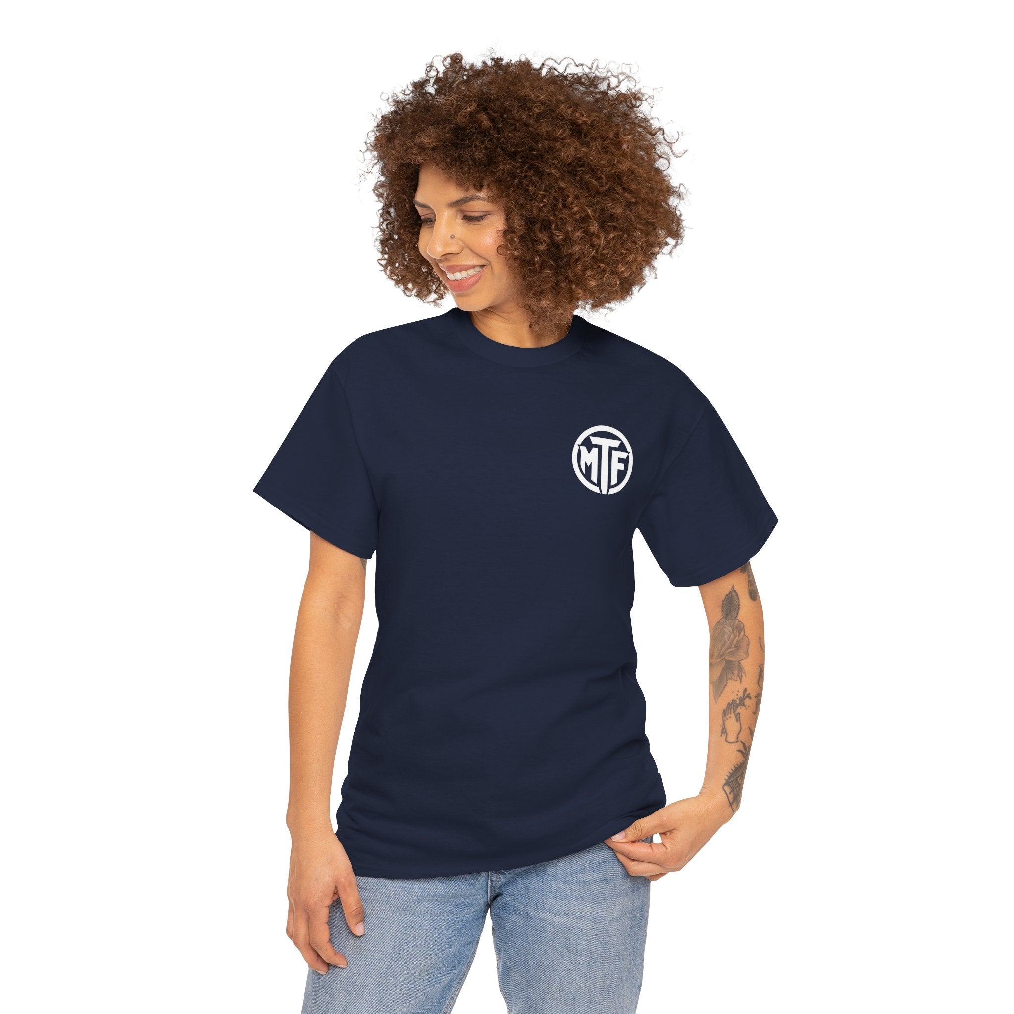 Moore Than Fitness Logo T‑Shirt — Gym Tee with MTF Emblem