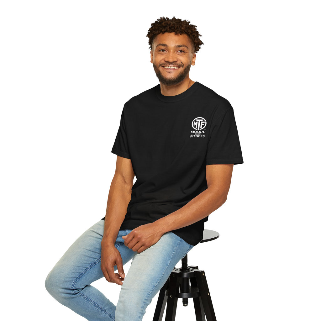 Discipline Builds Strength Purpose Builds Legacy T-Shirt — Moore Fitness Motivational Tee