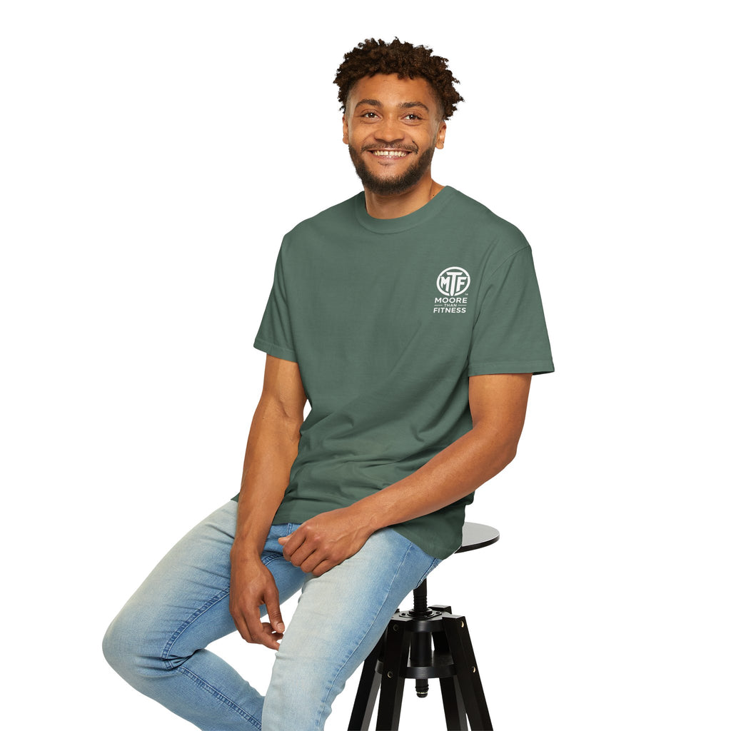 Discipline Builds Strength Purpose Builds Legacy T-Shirt — Moore Fitness Motivational Tee