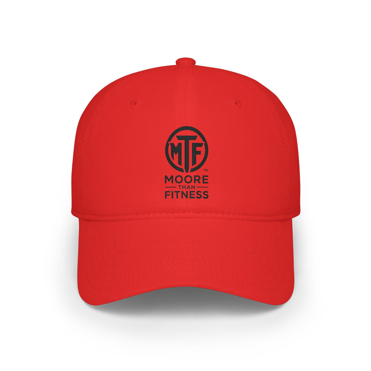 Moore Fitness Low Profile Baseball Cap — WTF Logo Embroidered Hat