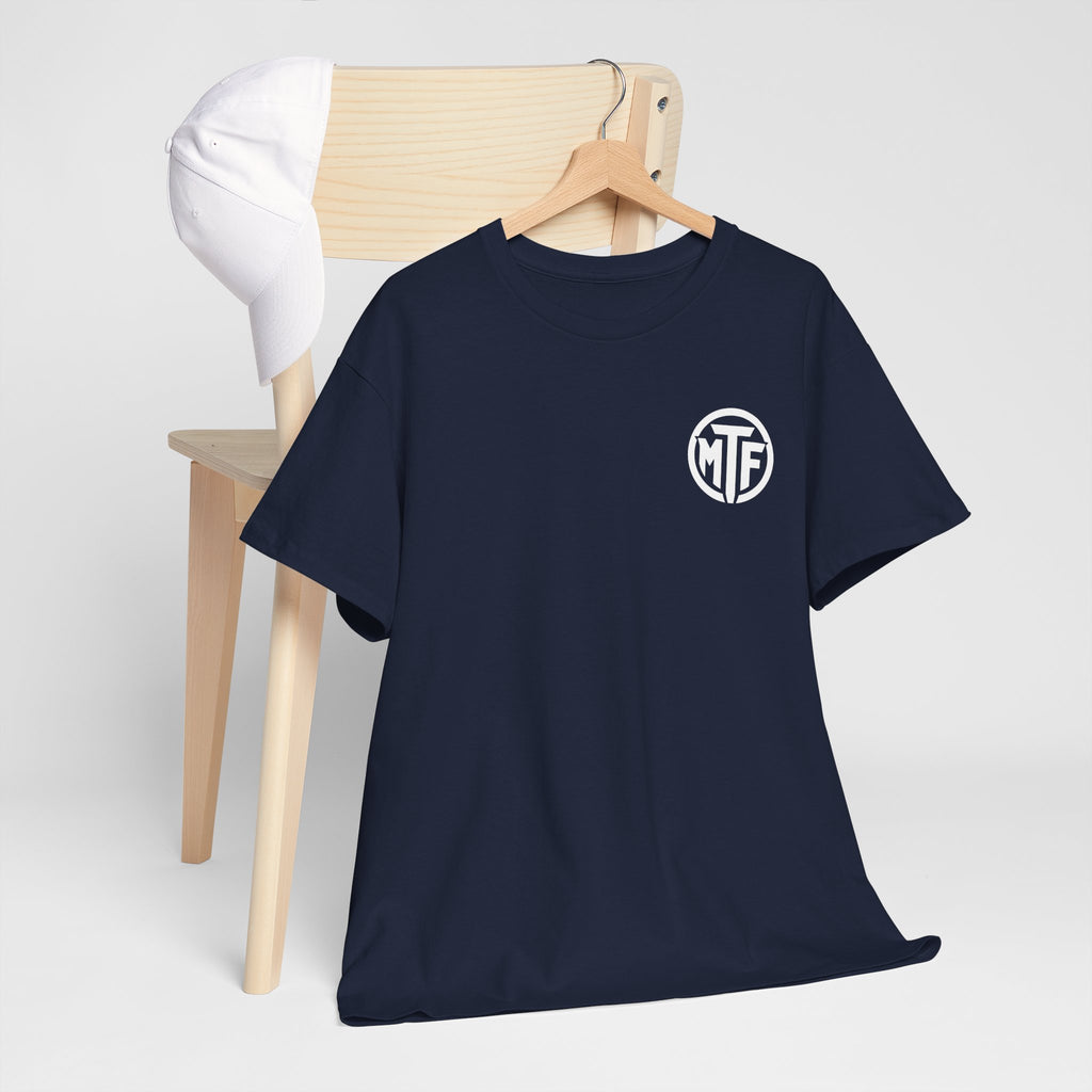 Moore Than Fitness Logo T‑Shirt — Gym Tee with MTF Emblem