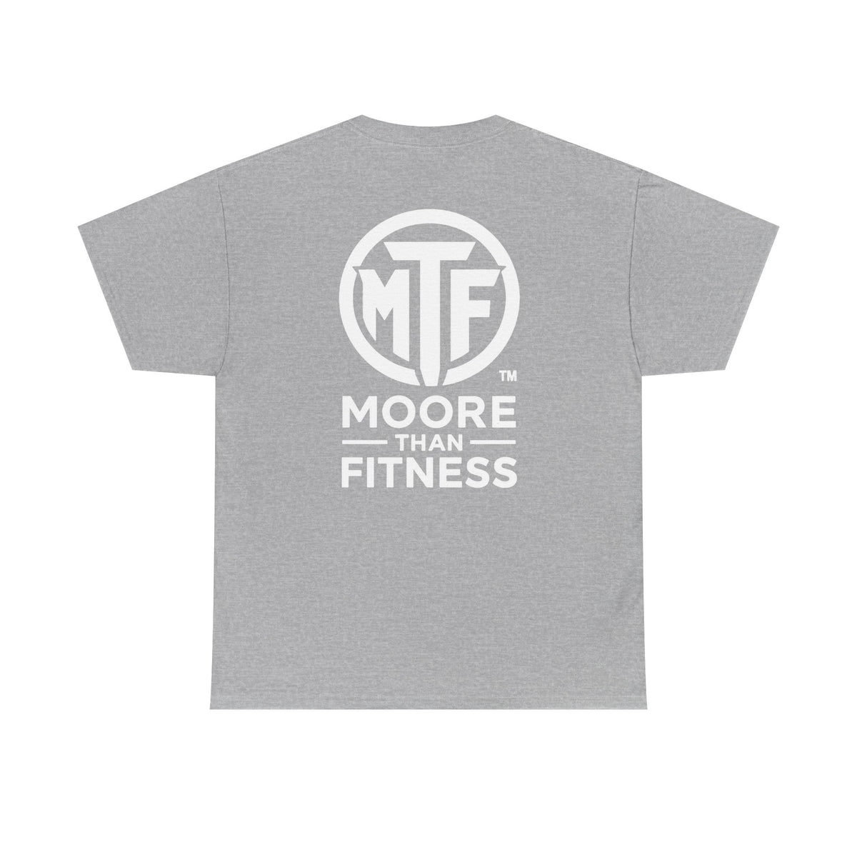 Moore Than Fitness Logo T‑Shirt — Gym Tee with MTF Emblem