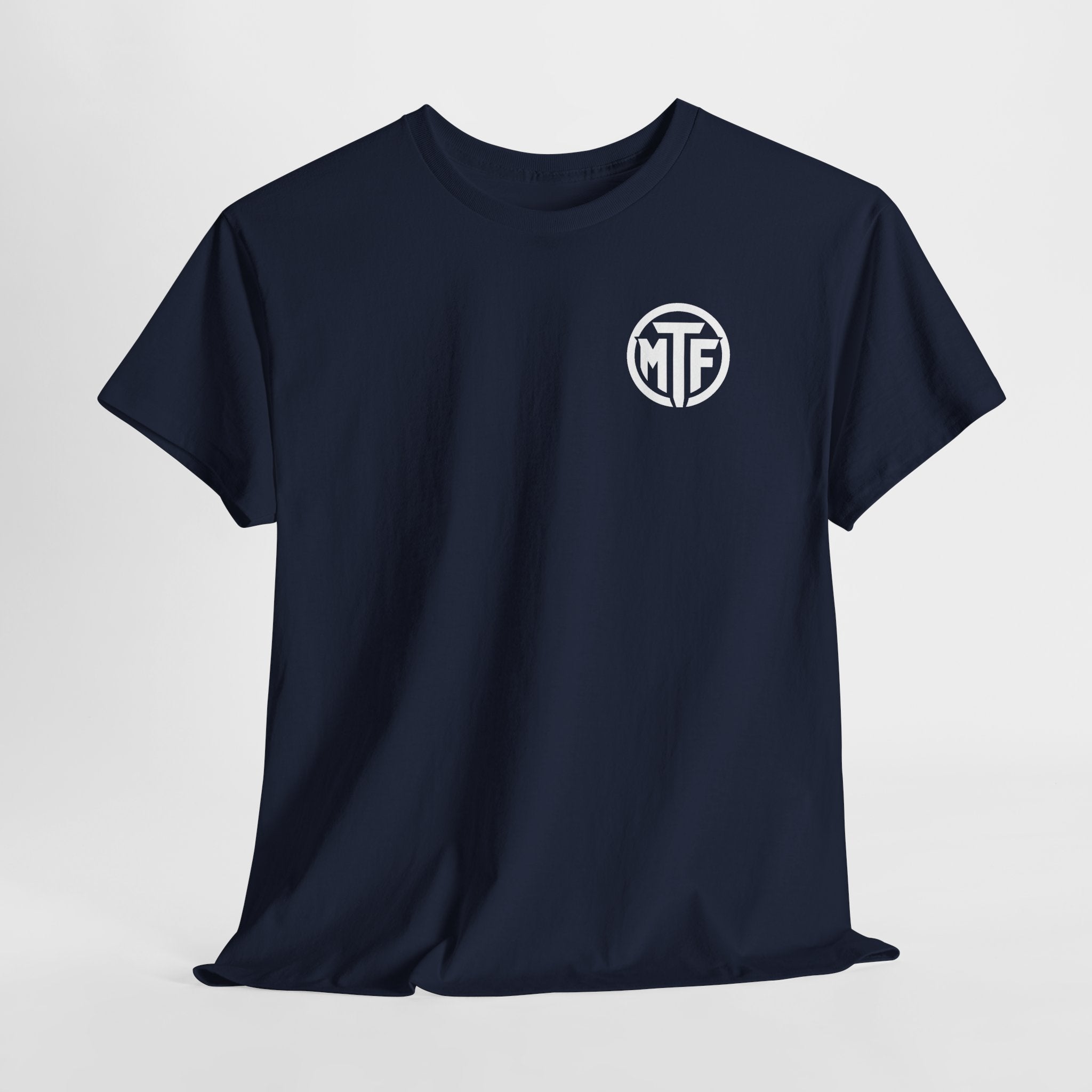 Moore Than Fitness Logo T‑Shirt — Gym Tee with MTF Emblem