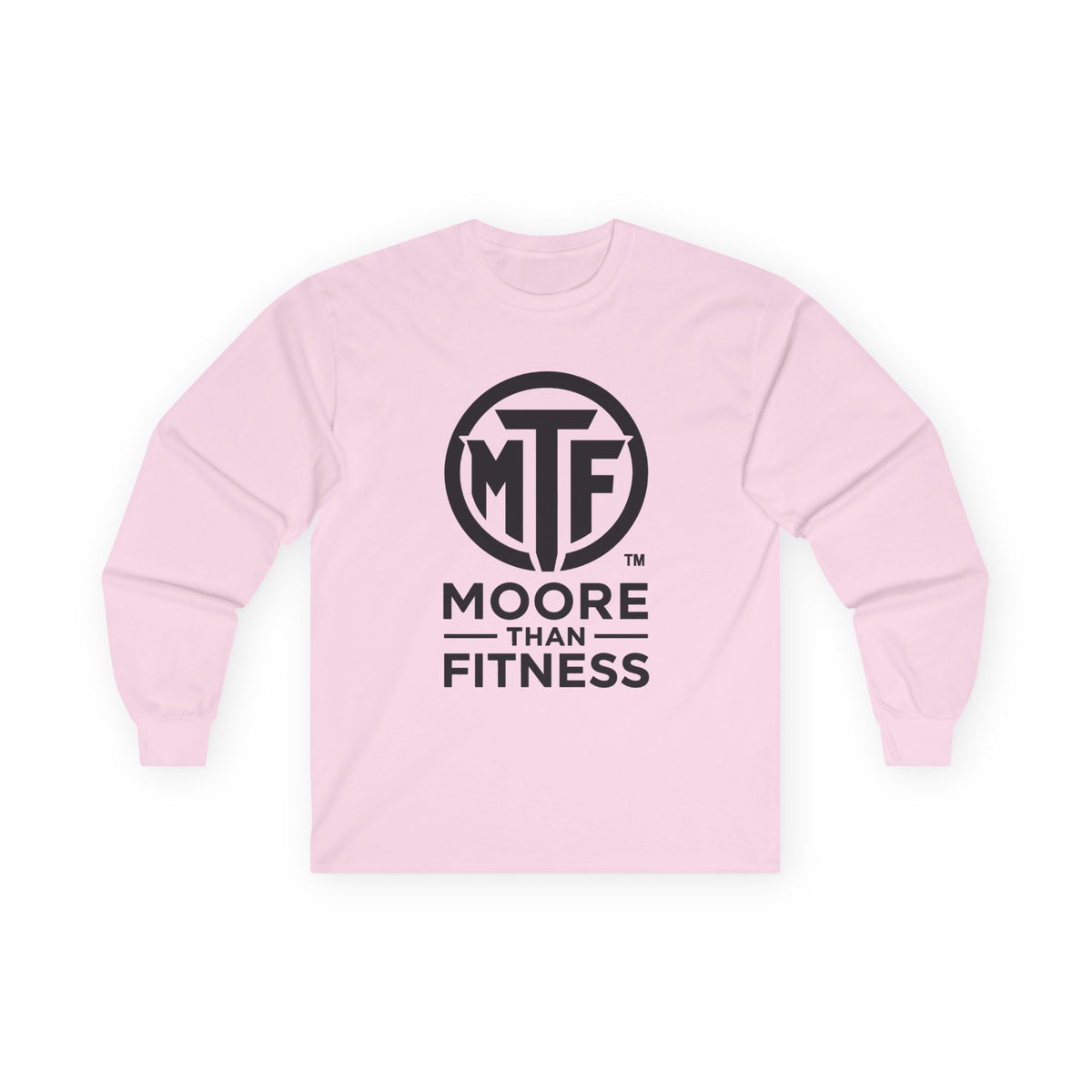 Moore Than Fitness Long Sleeve Tee — MTF Logo Athletic Shirt