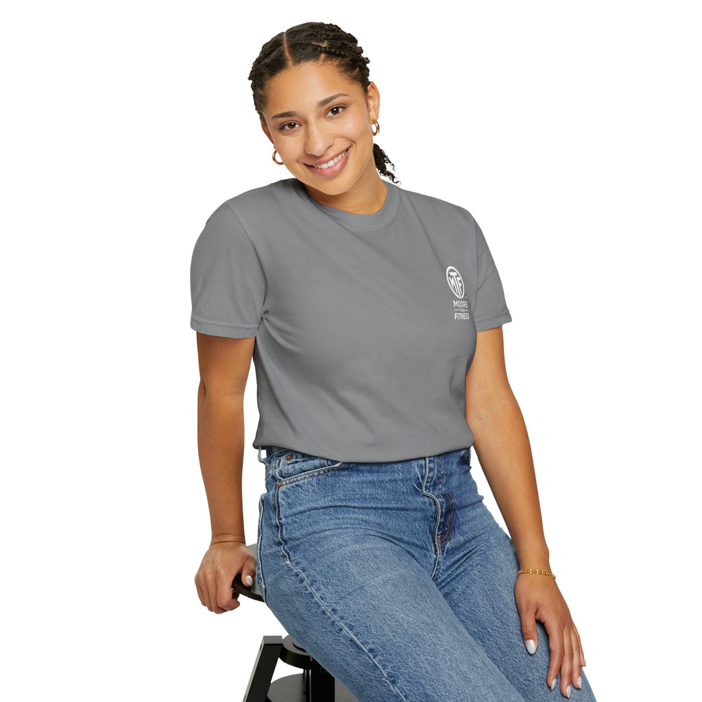 Discipline Builds Strength Purpose Builds Legacy T-Shirt — Moore Fitness Motivational Tee